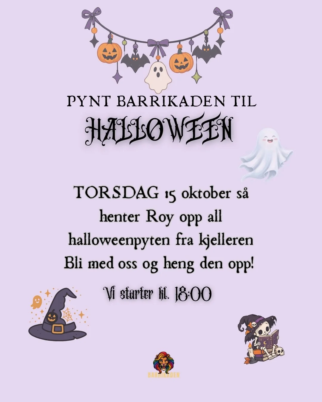 T&oslash;rr du &aring; ta turen i kveld?🕷️