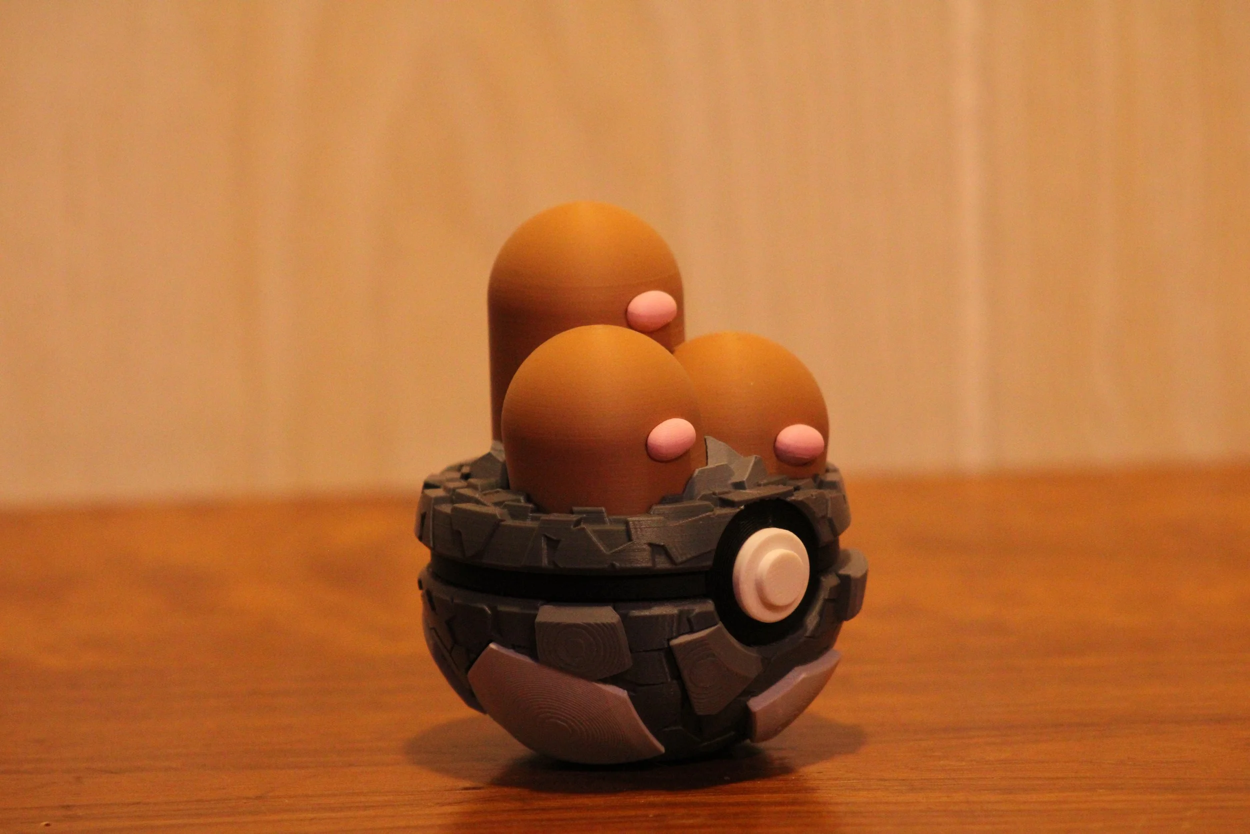 #0051 - Dugtrio inspired Pokéball Collectable