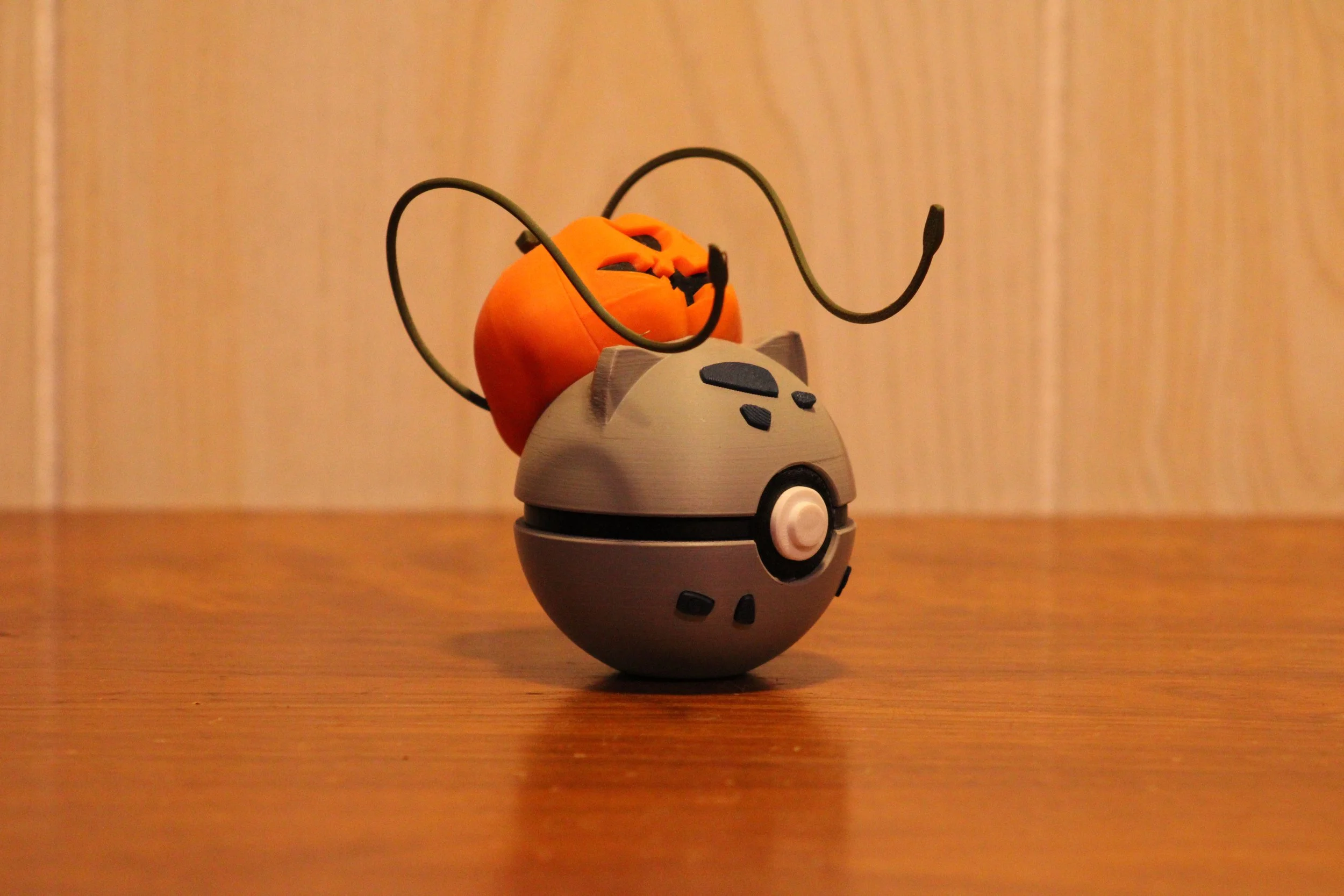 #0001 - Halloween Bulbasaur inspired Pokéball  Collectable