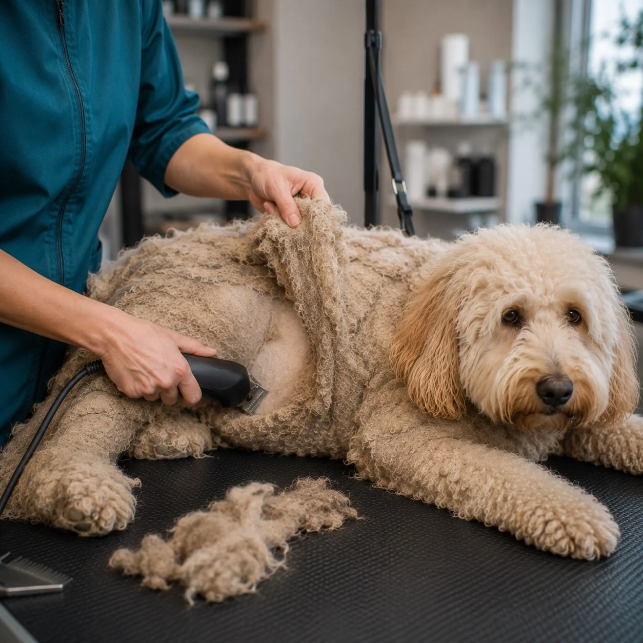 Stark verfilztes Fell bei Hund oder Katze – warum manchmal nur noch das Scheren hilft