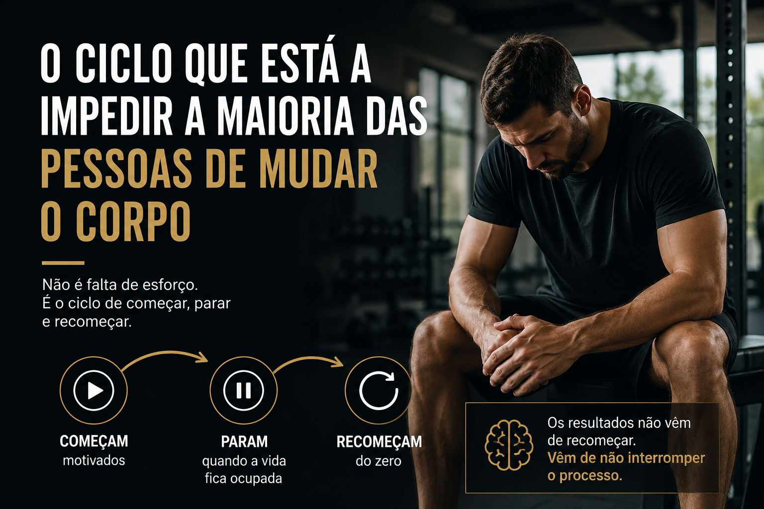 O ciclo que está a impedir a maioria das pessoas de mudar o corpo