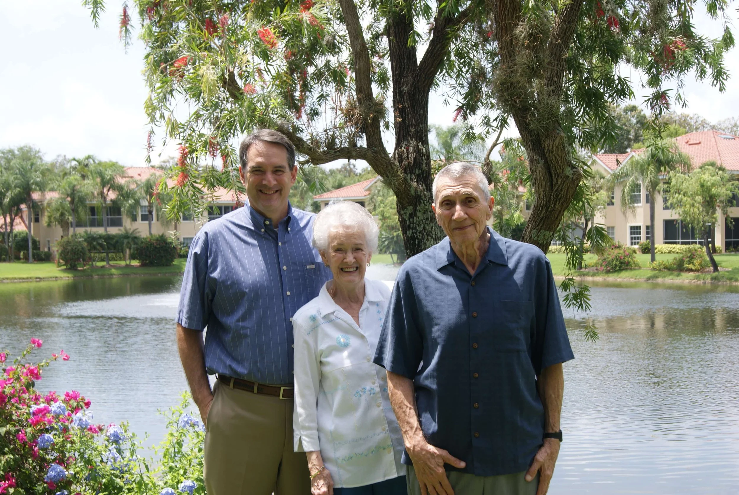 Picture of Don Collins and his parents