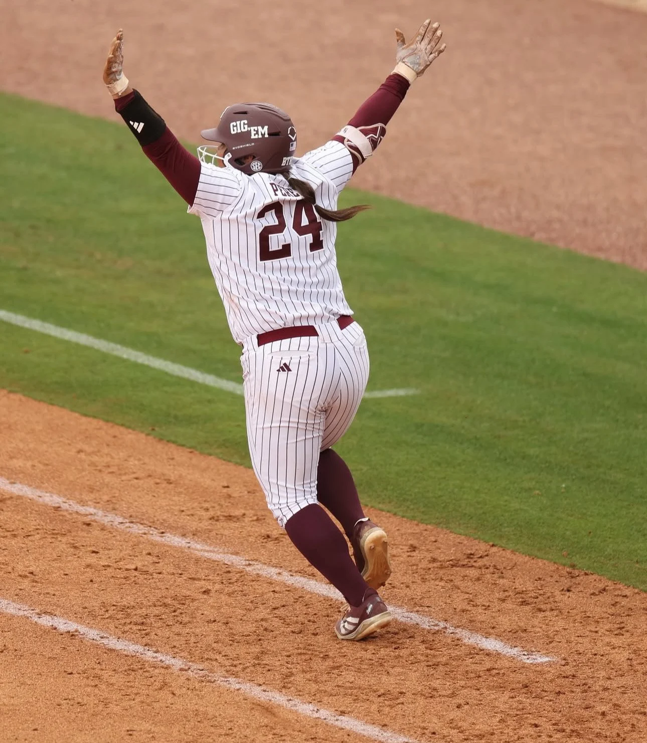 Mya Perez celebration