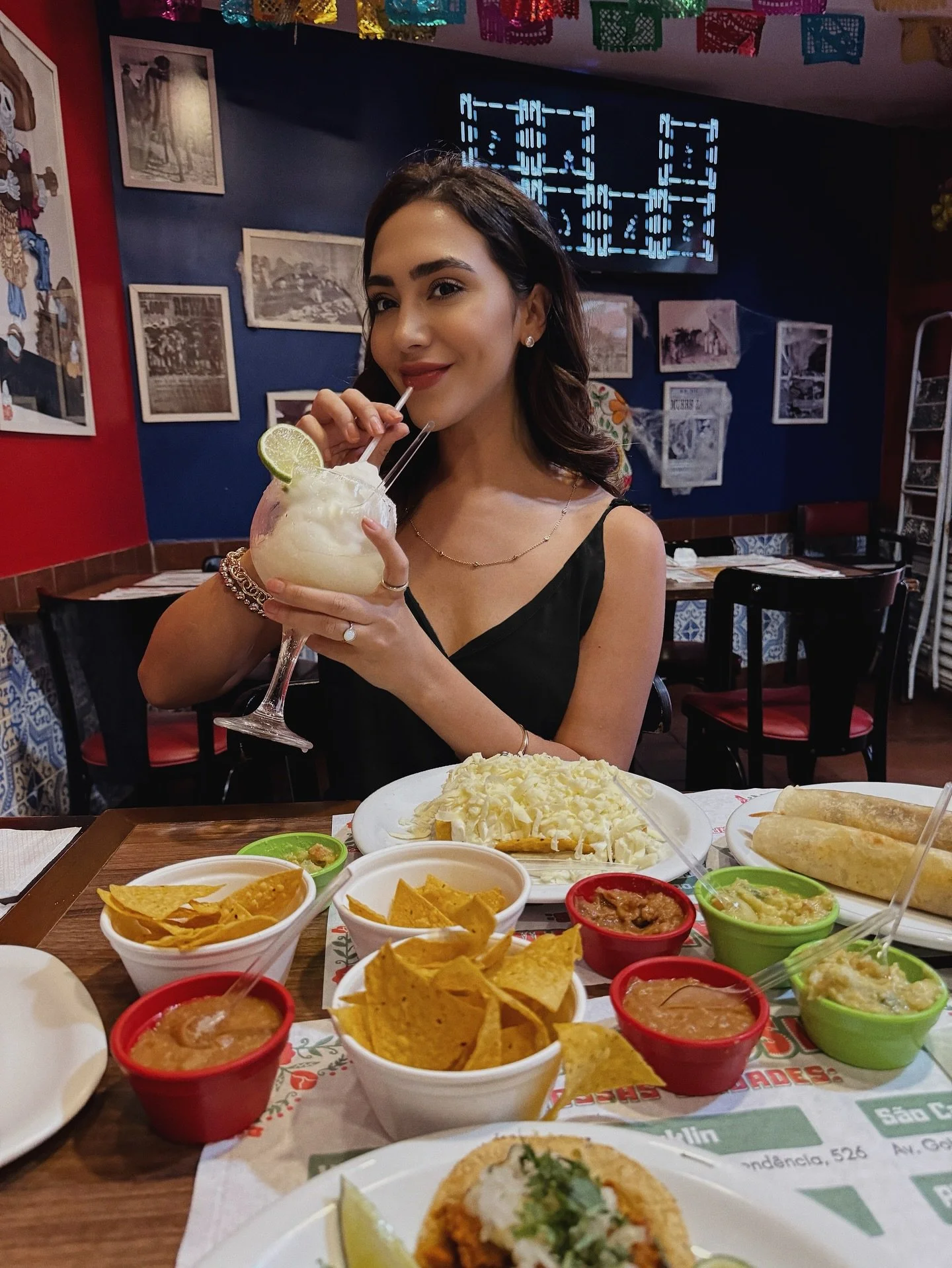 Celebrated D&iacute;a de los Muertos (D&iacute;a de Muertos/ Day of the Dead) at @restaurantemexicanismo in Brooklin! It was a night of color, music, and food that really warmed my heart (and yes, those frozen margaritas might just bring you back to 