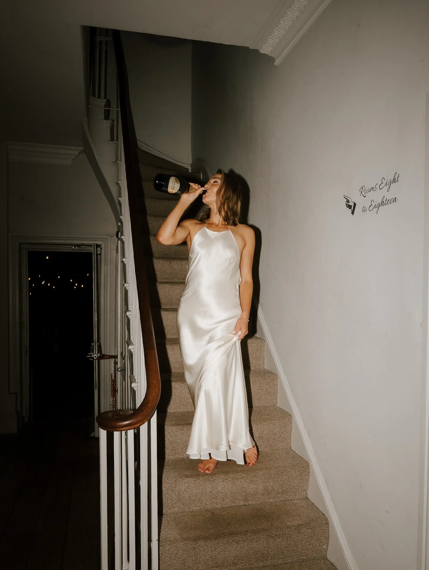 A moment for the second dress!!! How stunning does Sam look! 

Venue // @the_georgian_townhouse 
Make up // @shellbe.makeup 
Hair // @voshairandbeauty @ttomskipper 
Dress // @kellylincouture 
Shoes // @jimmychoo 
Band // @cedarcreekofficial 
DJ // @l