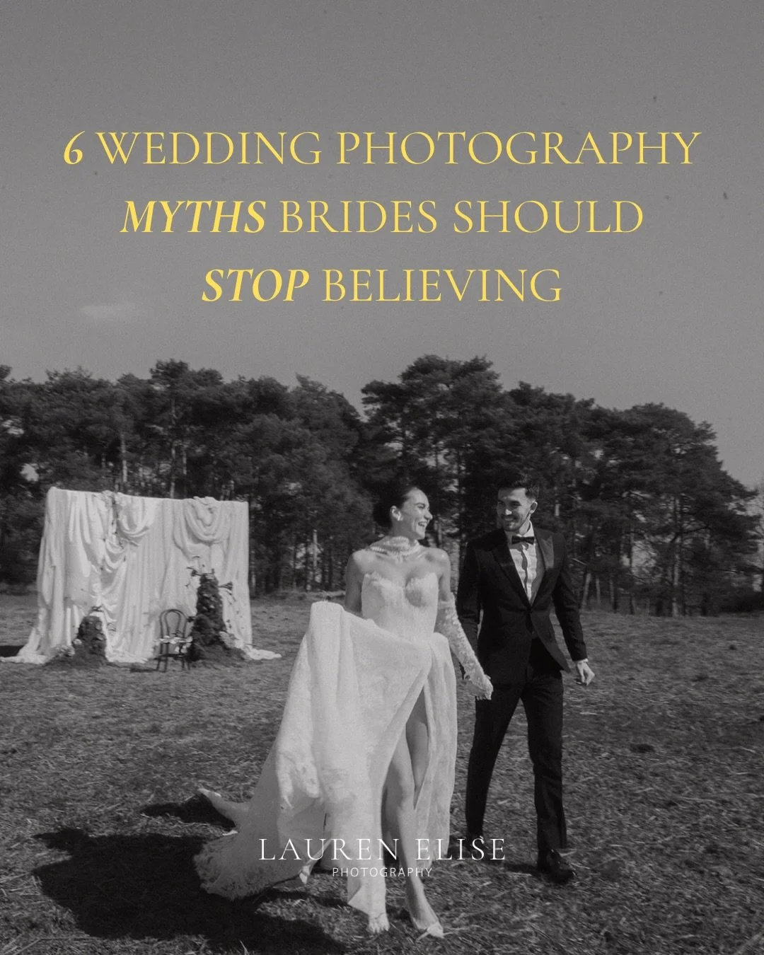 Wedding photography myths I hear all the time as a wedding photographer 🤍

Planning your wedding can feel overwhelming, and there&rsquo;s a lot of advice out there. The truth is that beautiful wedding photos come from real moments, good light and si