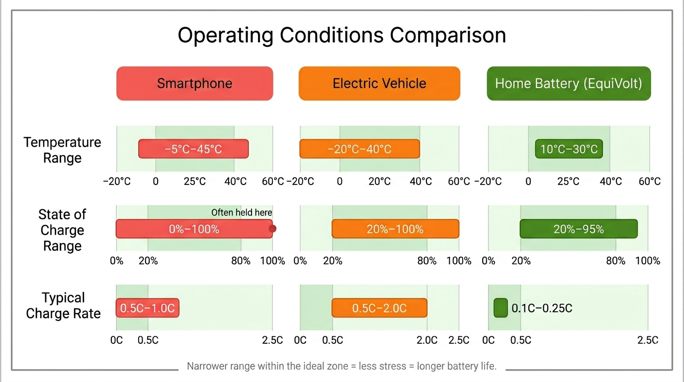Battery life span and degradation