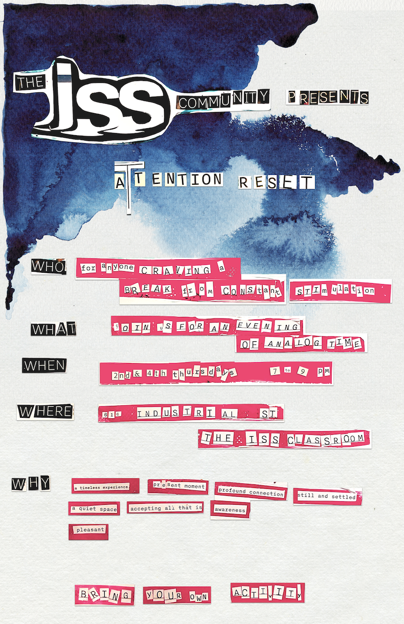 ATTENTION RESET AT INDUSTRIAL STREET STUDIOS