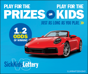 SickKids: Mega Lottery