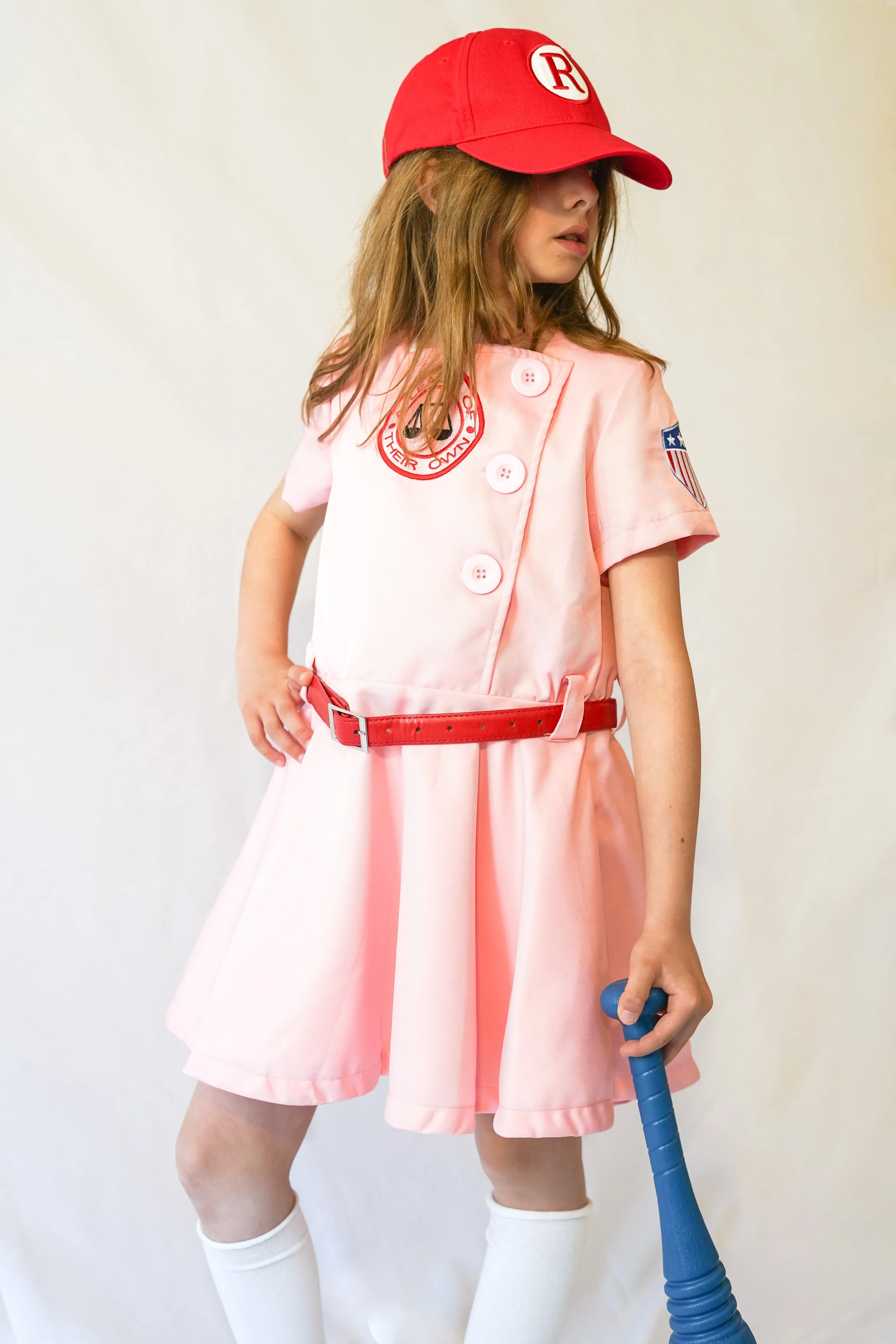 A League of Their Own – Girls' Rockford Peaches Costume (Ages 8