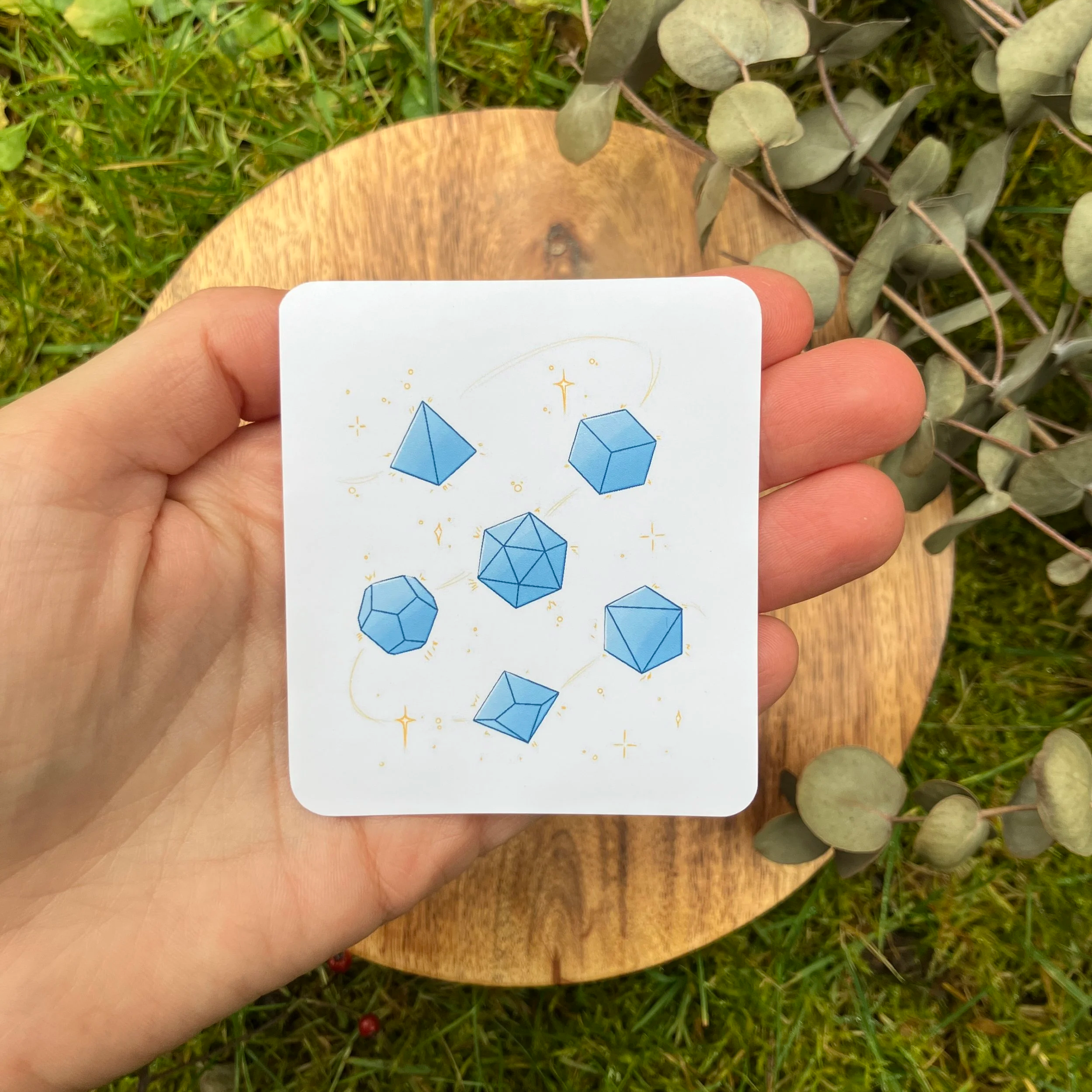 polyhedral dice ◆ sticker