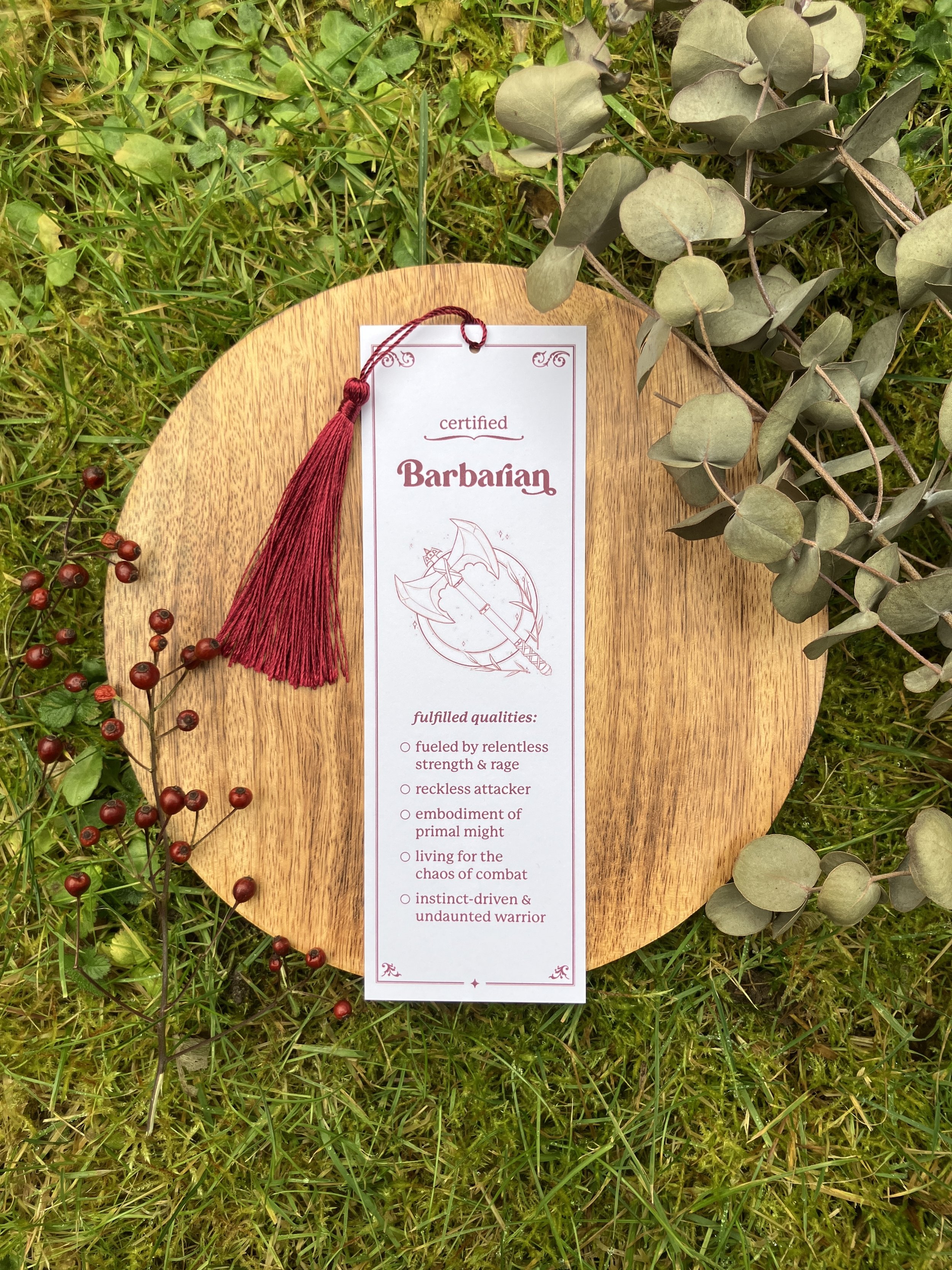 certified D&D class checklist ◆ bookmark