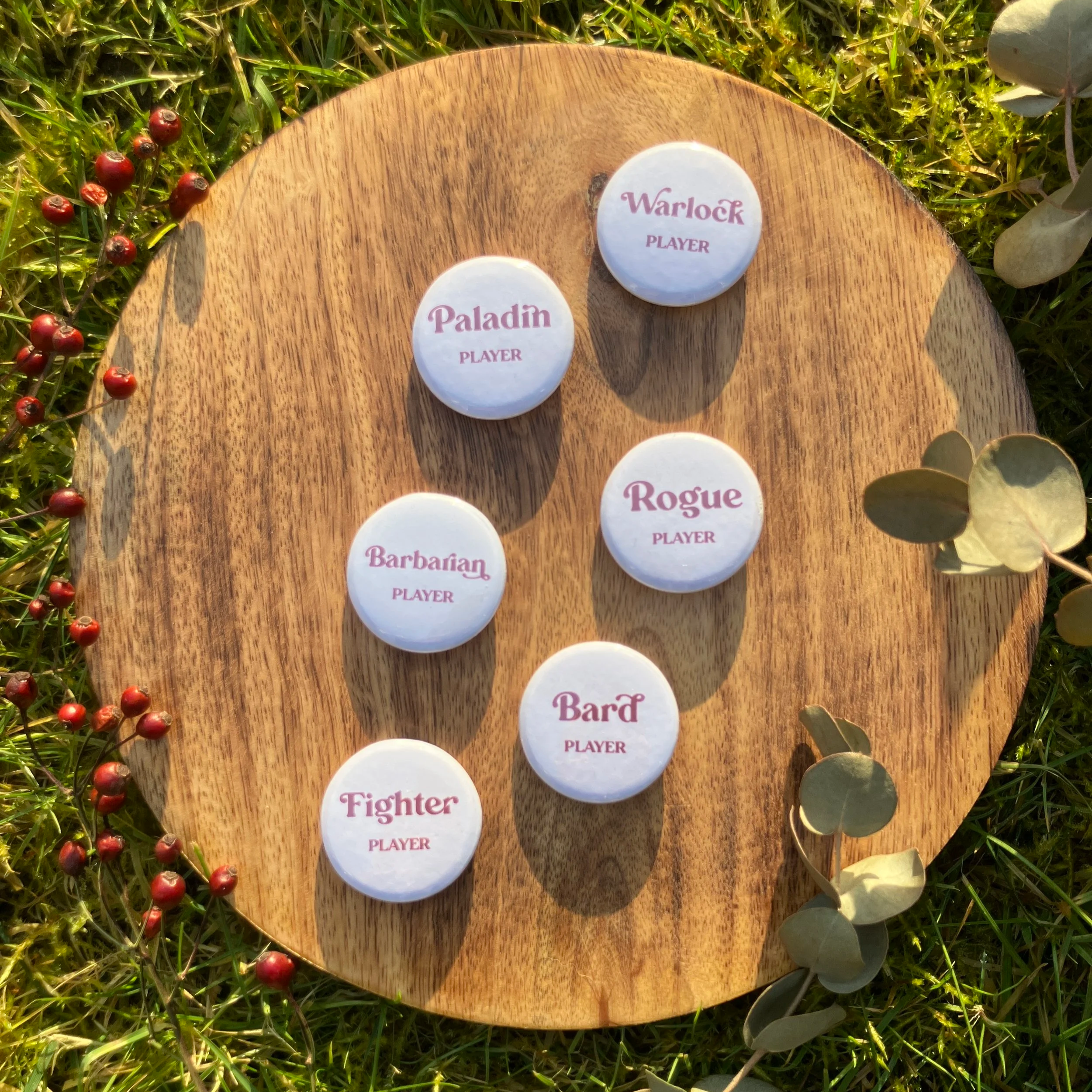 D&D player class ◆ button