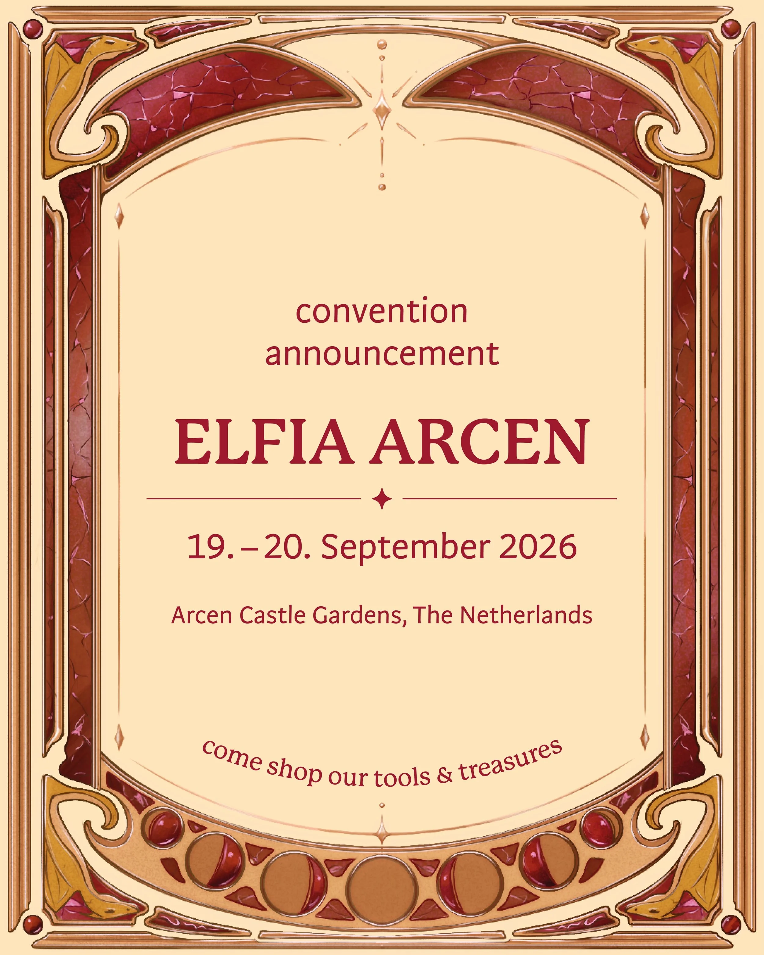 🔸We&rsquo;ll be at Elfia Arcen this weekend 🧡  So exciting!
(19.-20. September 2026) @kingdomofelfia 

We&rsquo;re bringing lots of magical tools &amp; handmade treasures for pen &amp; paper / fantasy lovers and we&rsquo;ll be giving a workshop ✨
H