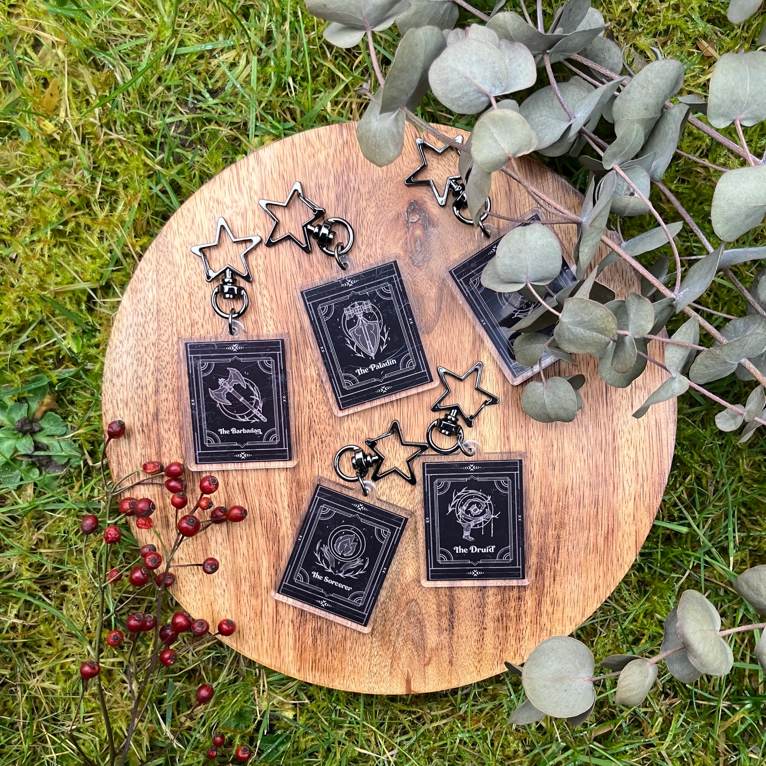 D&D class ◆ acrylic keychain