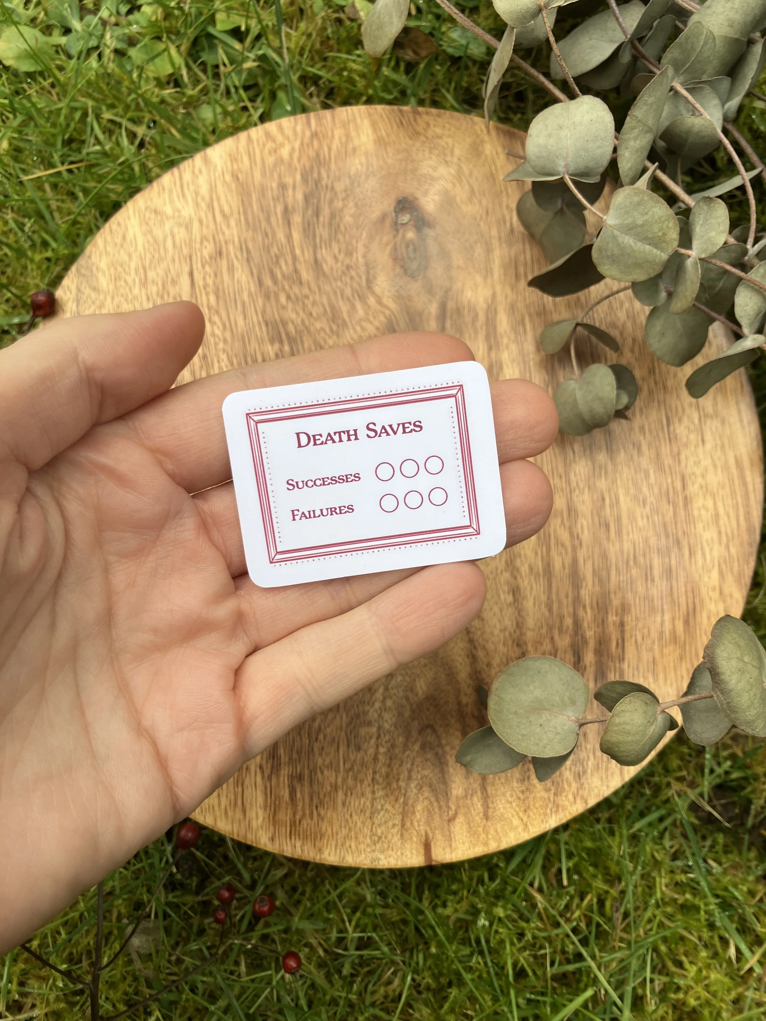 D&D death saves ◆ sticker