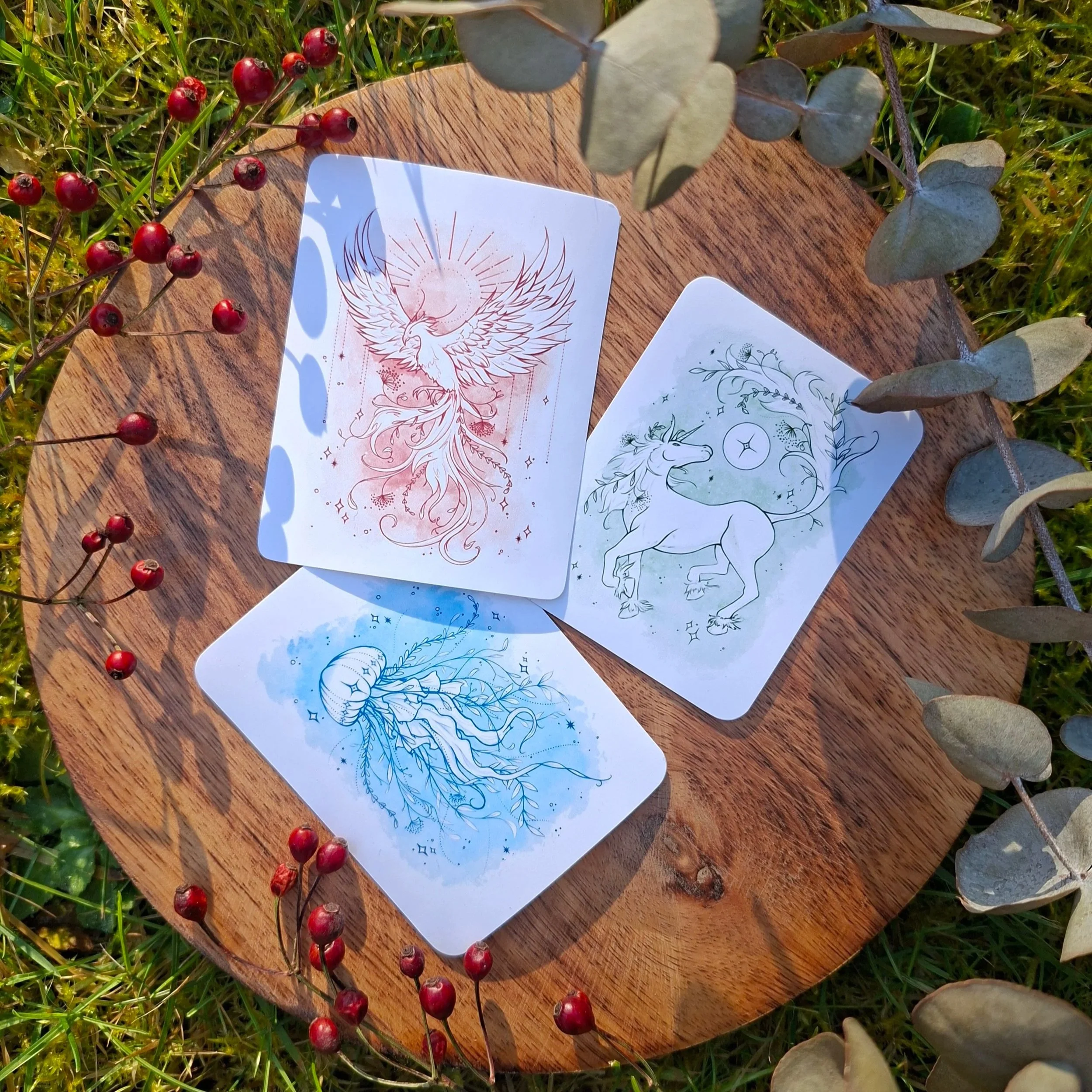 watercolour fantasy creature  ◆ sticker