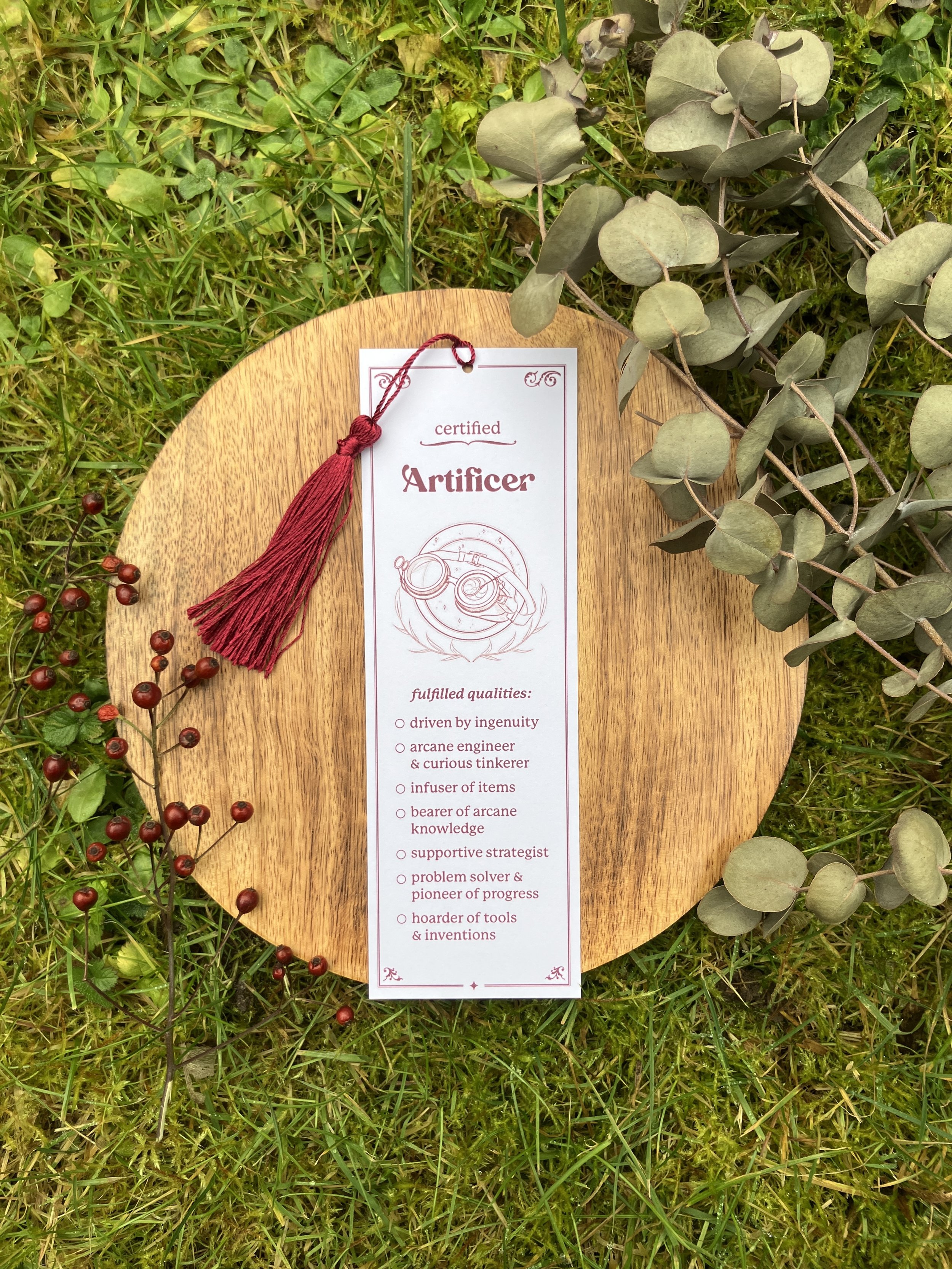 certified D&D class checklist ◆ bookmark