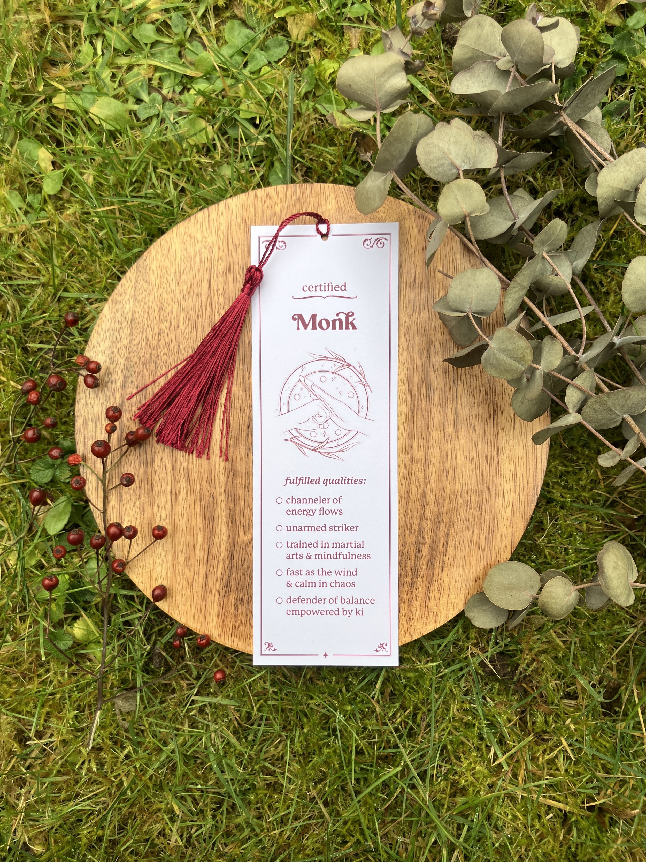 certified D&D class checklist ◆ bookmark