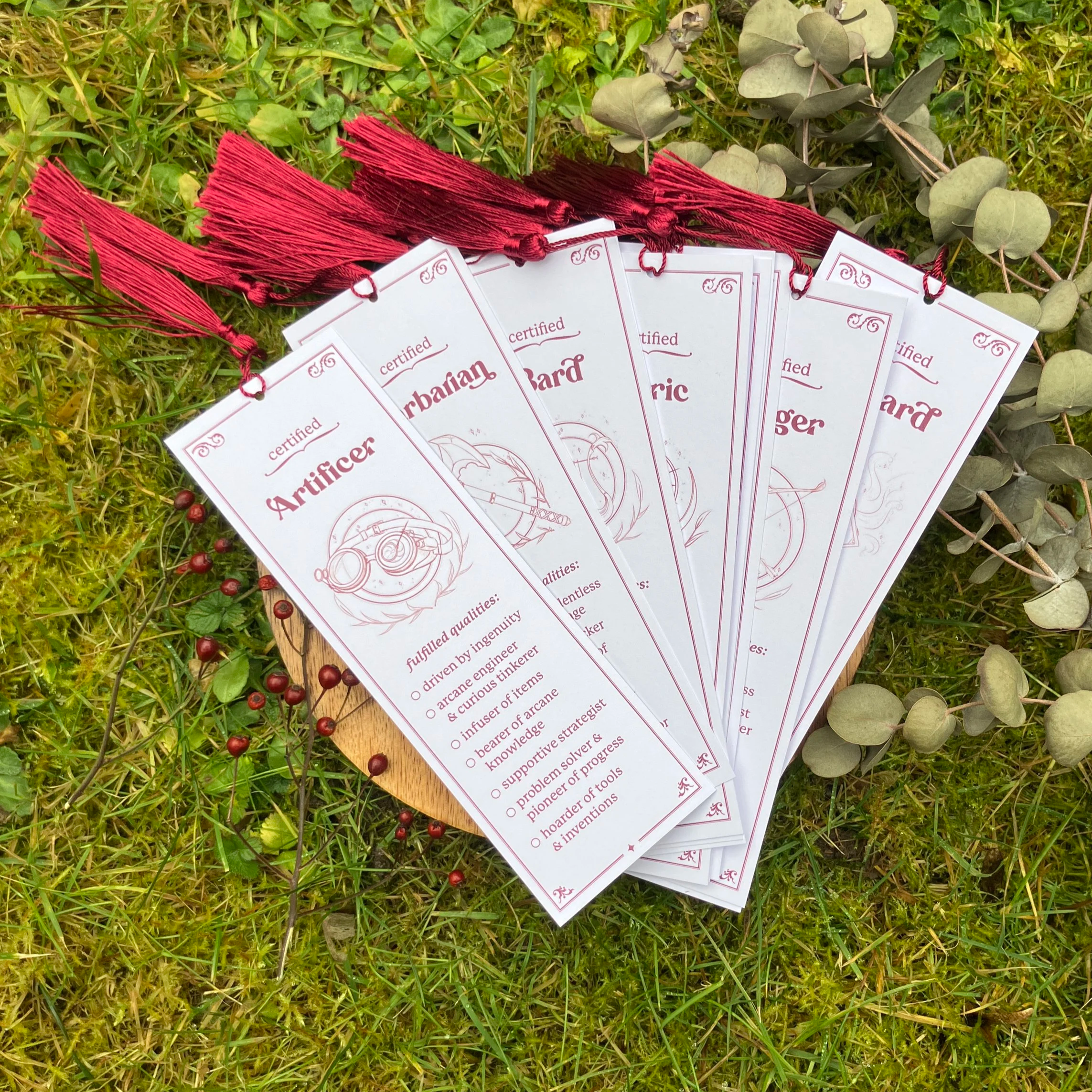 certified D&D class checklist ◆ bookmark