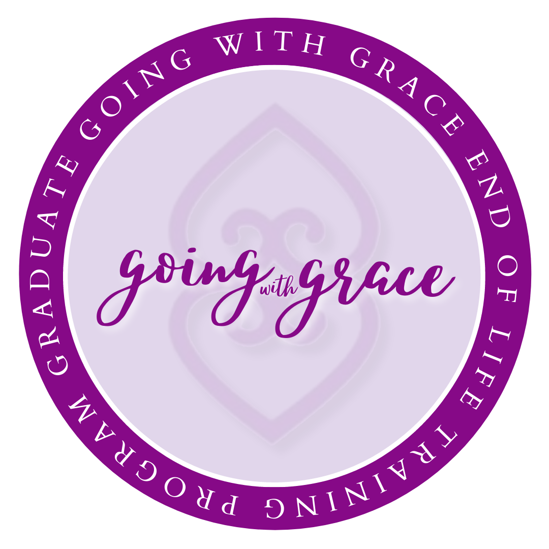 Going with Grace End of Life Training Program graduate badge