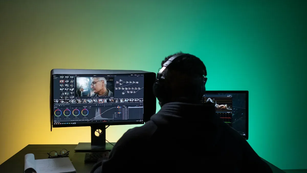 A Beginner's guide to video production - Person video editing