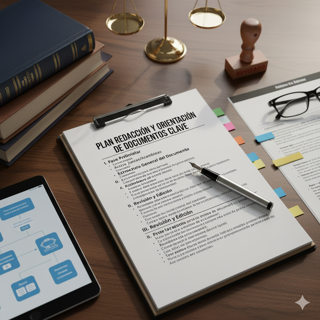 PLAN REDACCIÓN Y ORIENTACIÓN DE DOCUMENTOS CLAVE