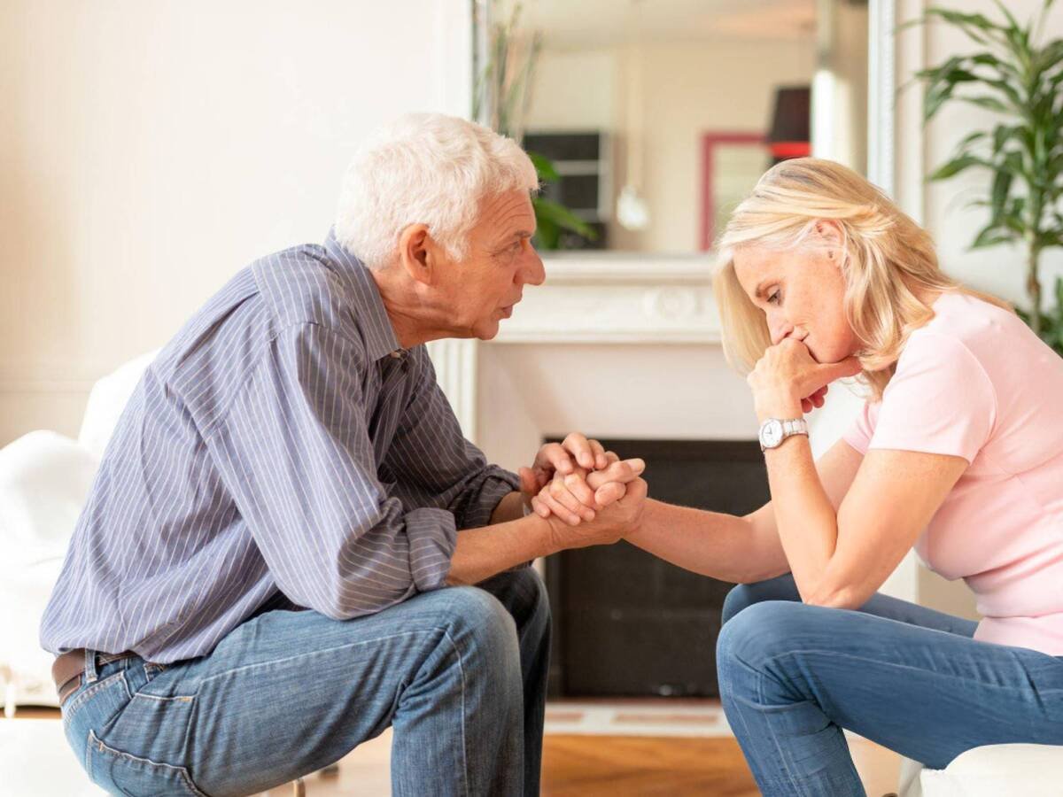 Couple experiencing emotional safety and reconnection during couples therapy