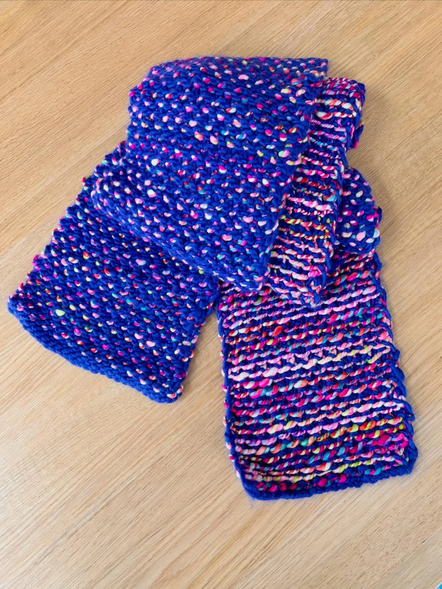 @purlsoho #brindlescarf using Lovebird merino wool in Candy Shop