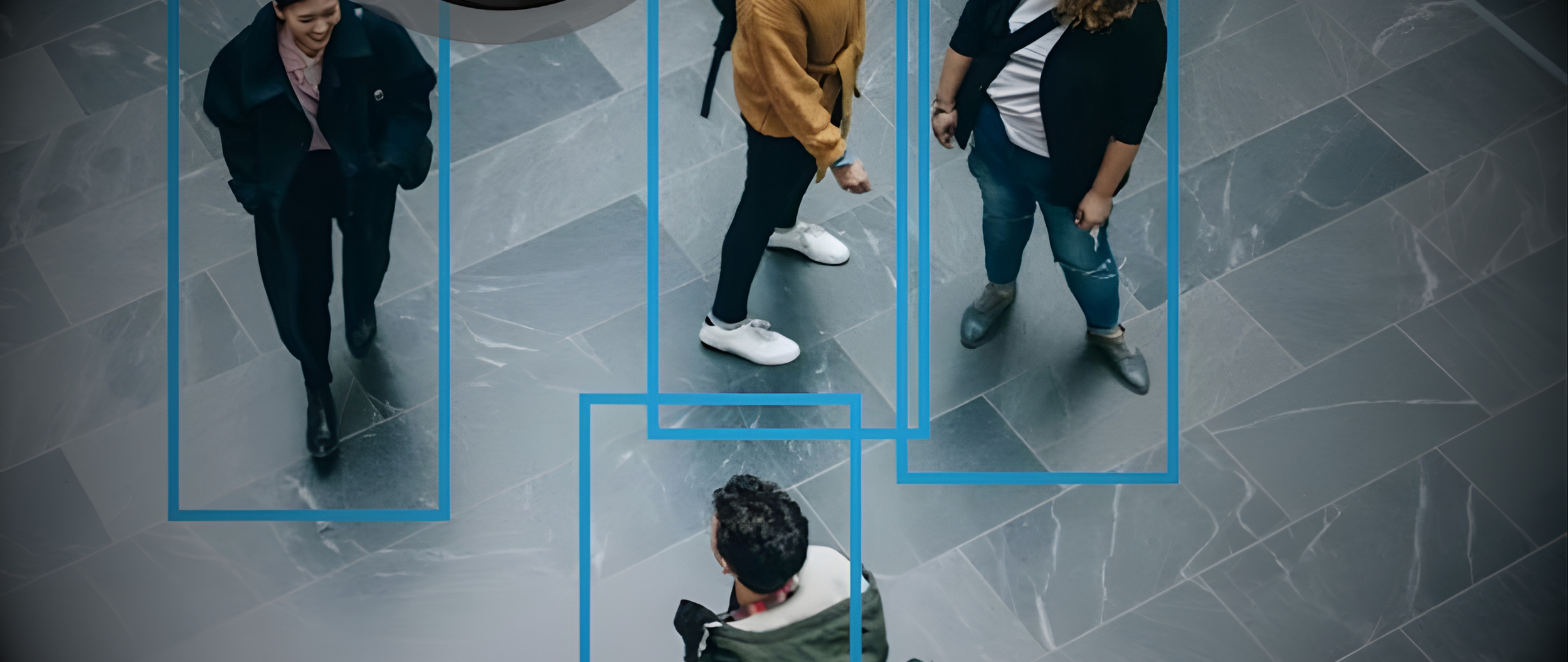 Abstract visual representing modern surveillance technology, highlighting what makes Avigilon security systems different.