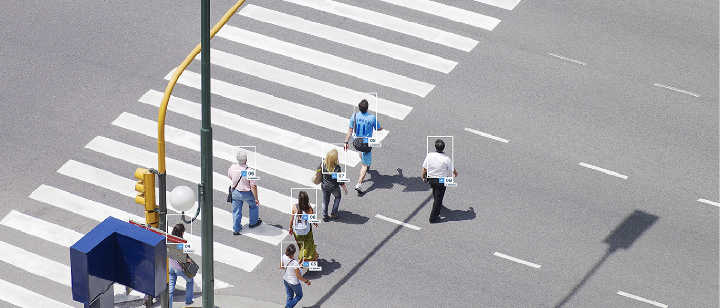 Milestone XProtect video management dashboard displaying multiple live surveillance camera feeds in a commercial security monitoring system.