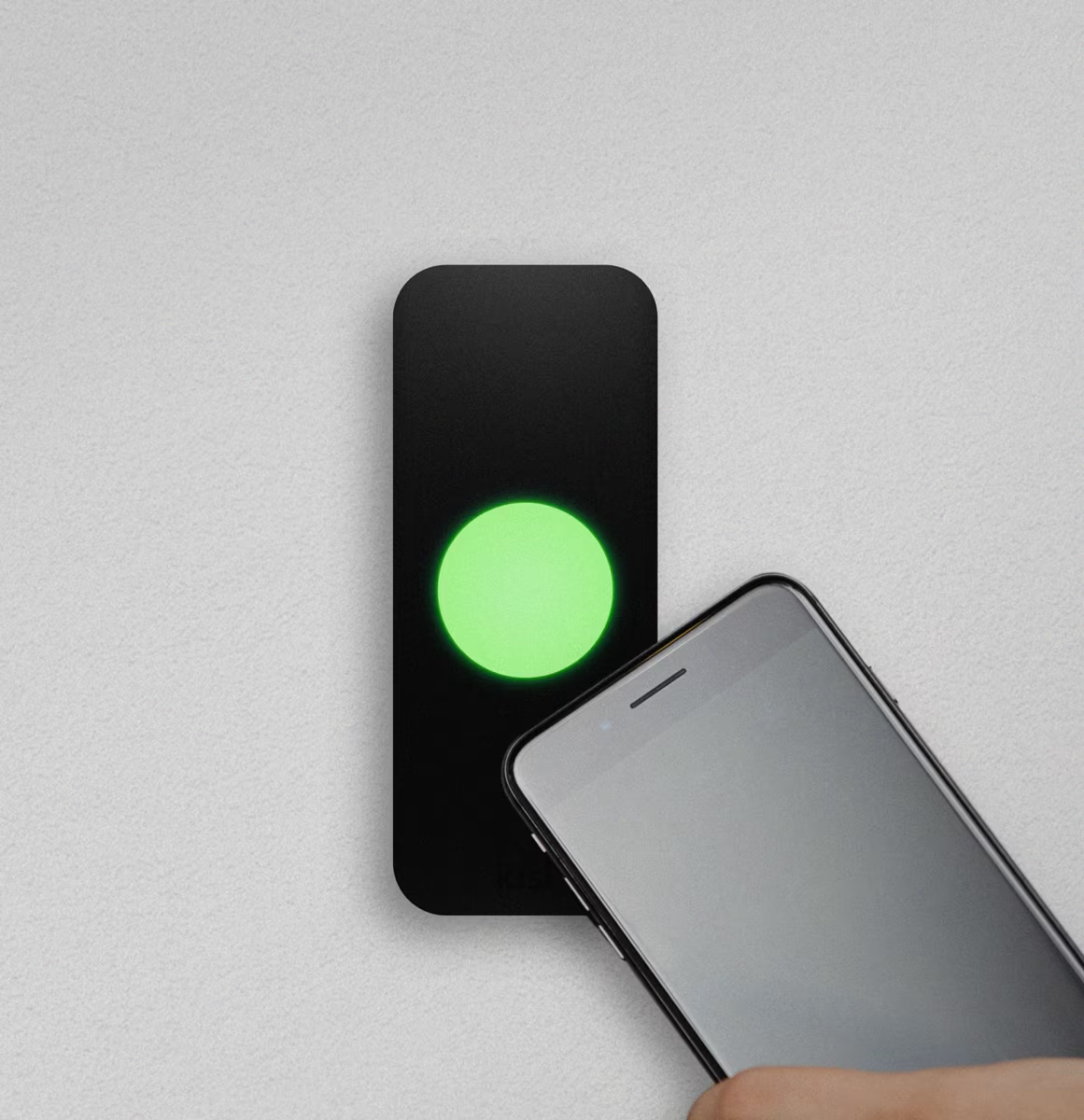 Kisi mobile credential setup using a smartphone to enable secure, touchless building access through digital key authentication.