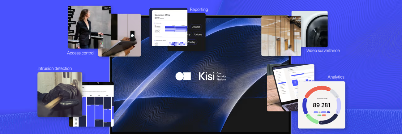 Kisi cloud-based access control platform interface used to manage door access, user permissions, and building security remotely.