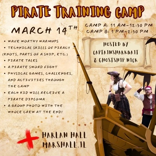 Pirate Training Camp Ticket Group A: 11:00 AM - 12:30 PM