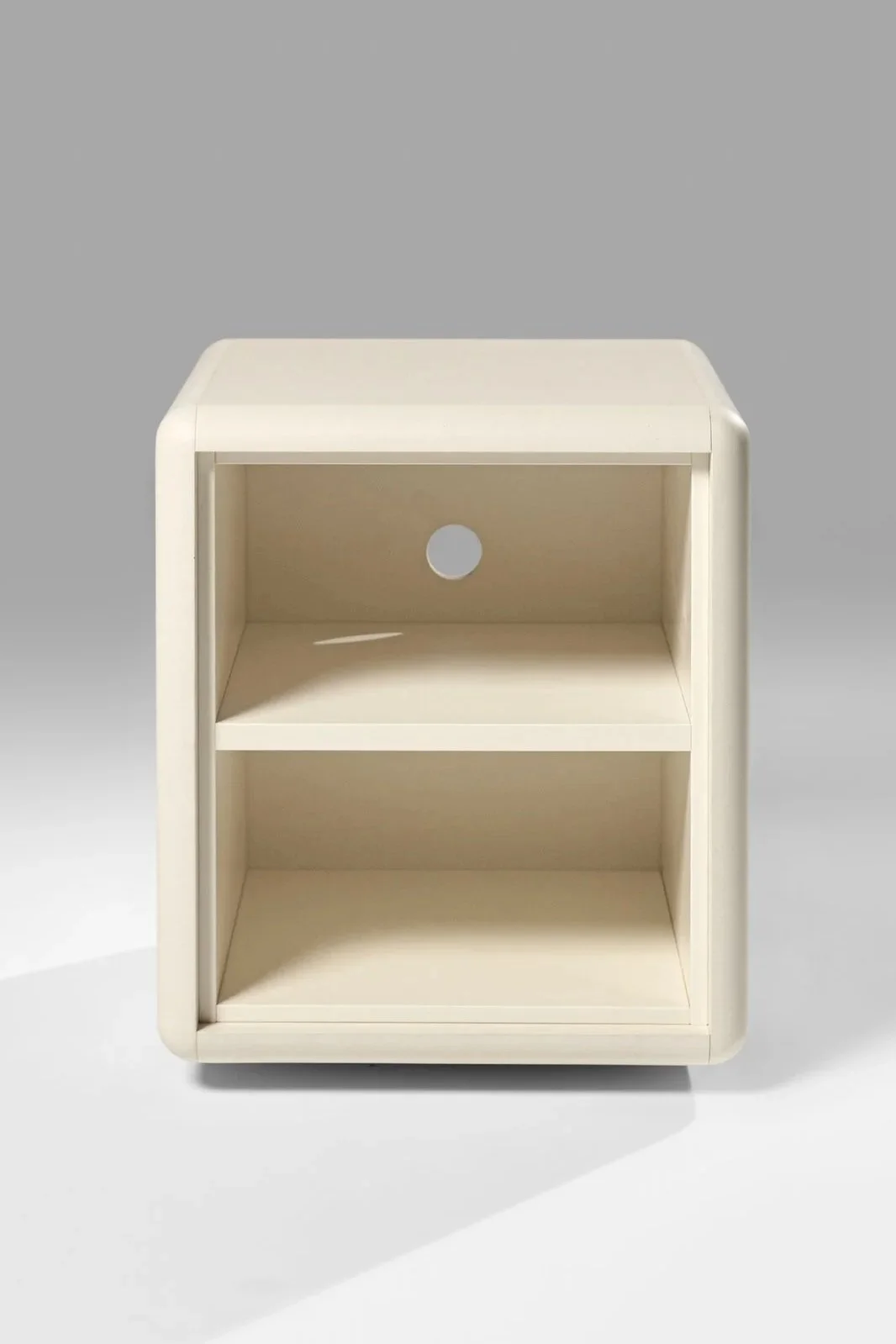 Split module in White Pearl, front view, empty — Groovaly