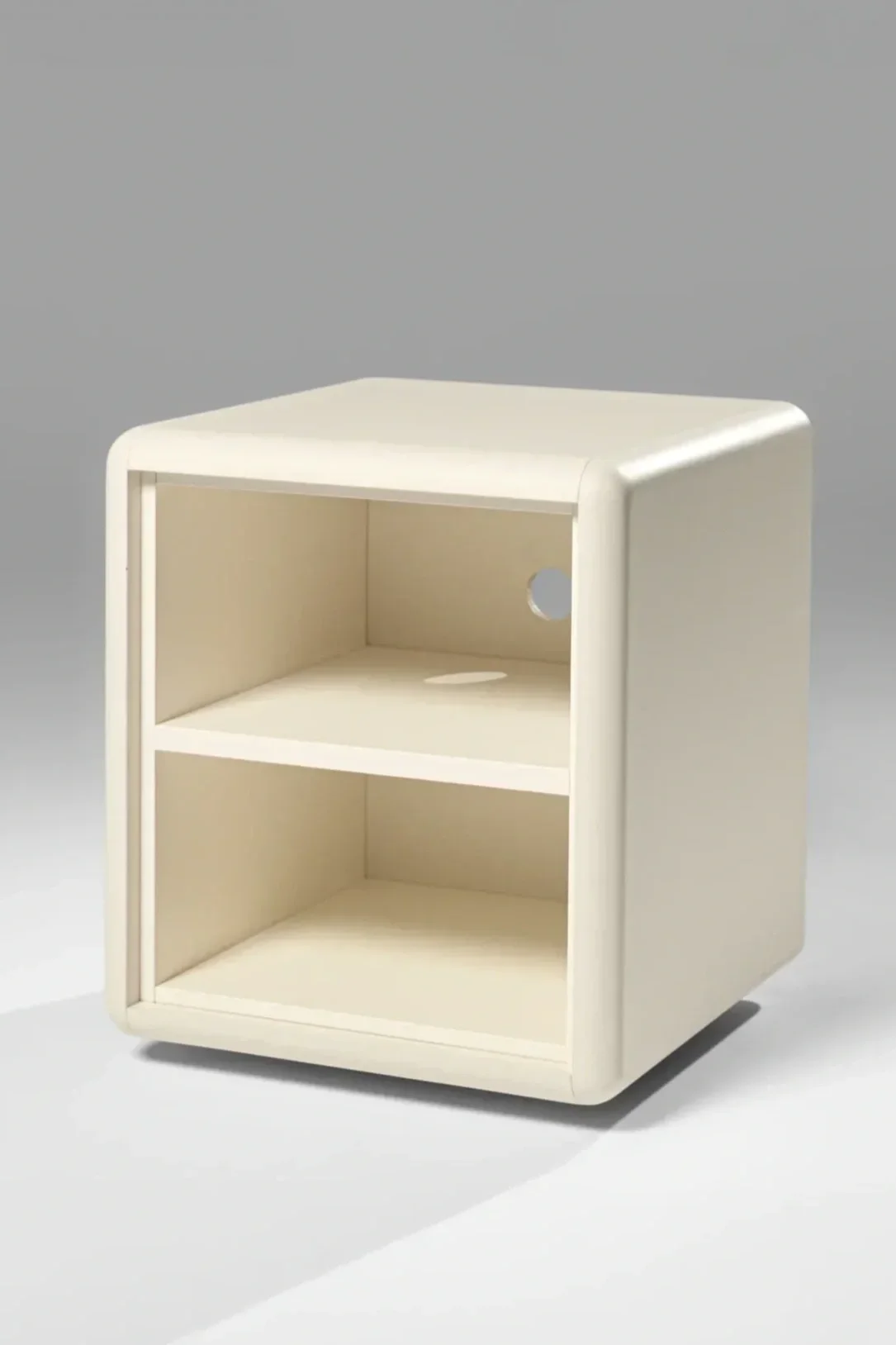 Split module in White Pearl, 3/4 view, empty — Groovaly
