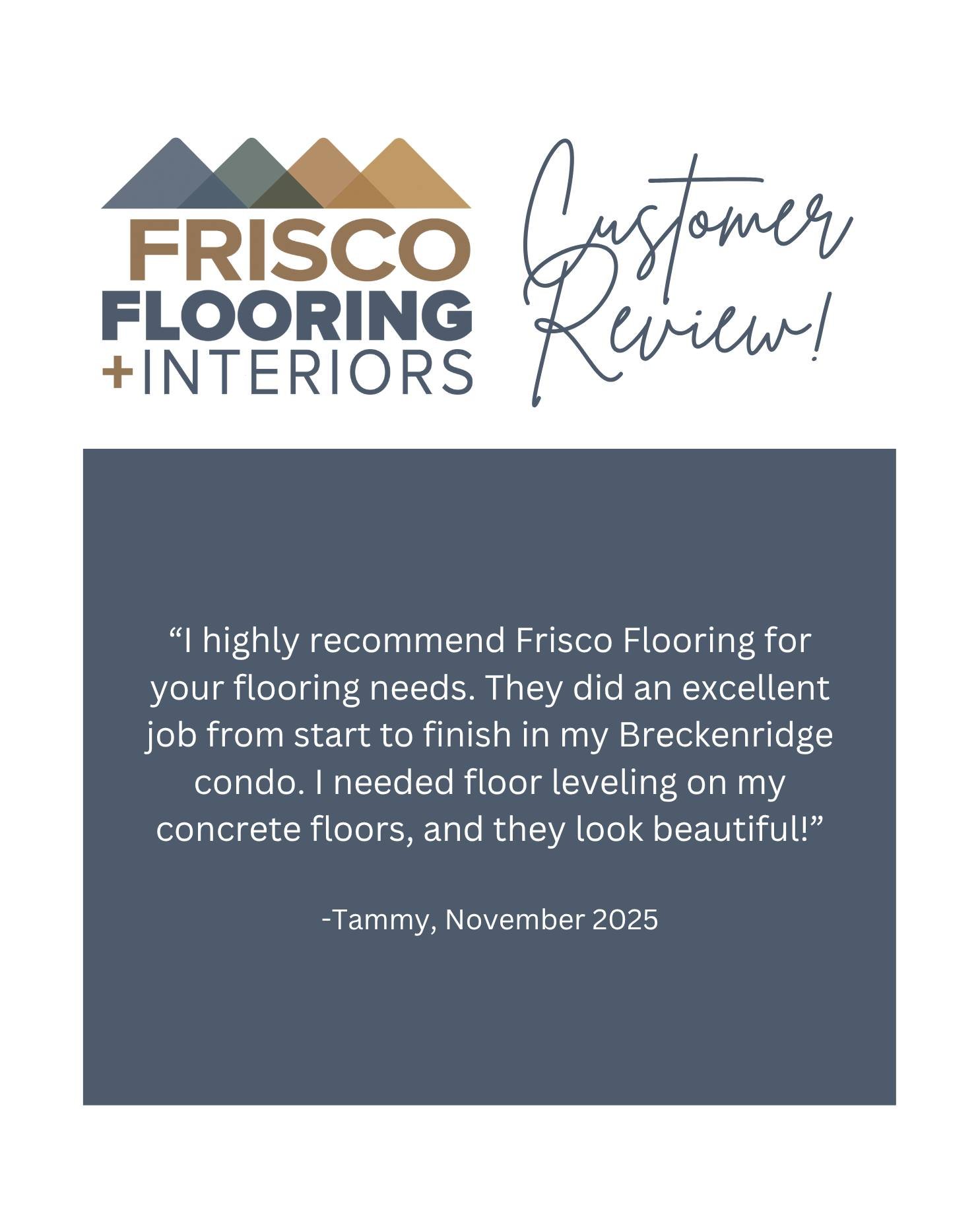 We 💙 our customers! Thanks so much for the kind words!

#summitcountycolorado #friscocolorado #interiordesign