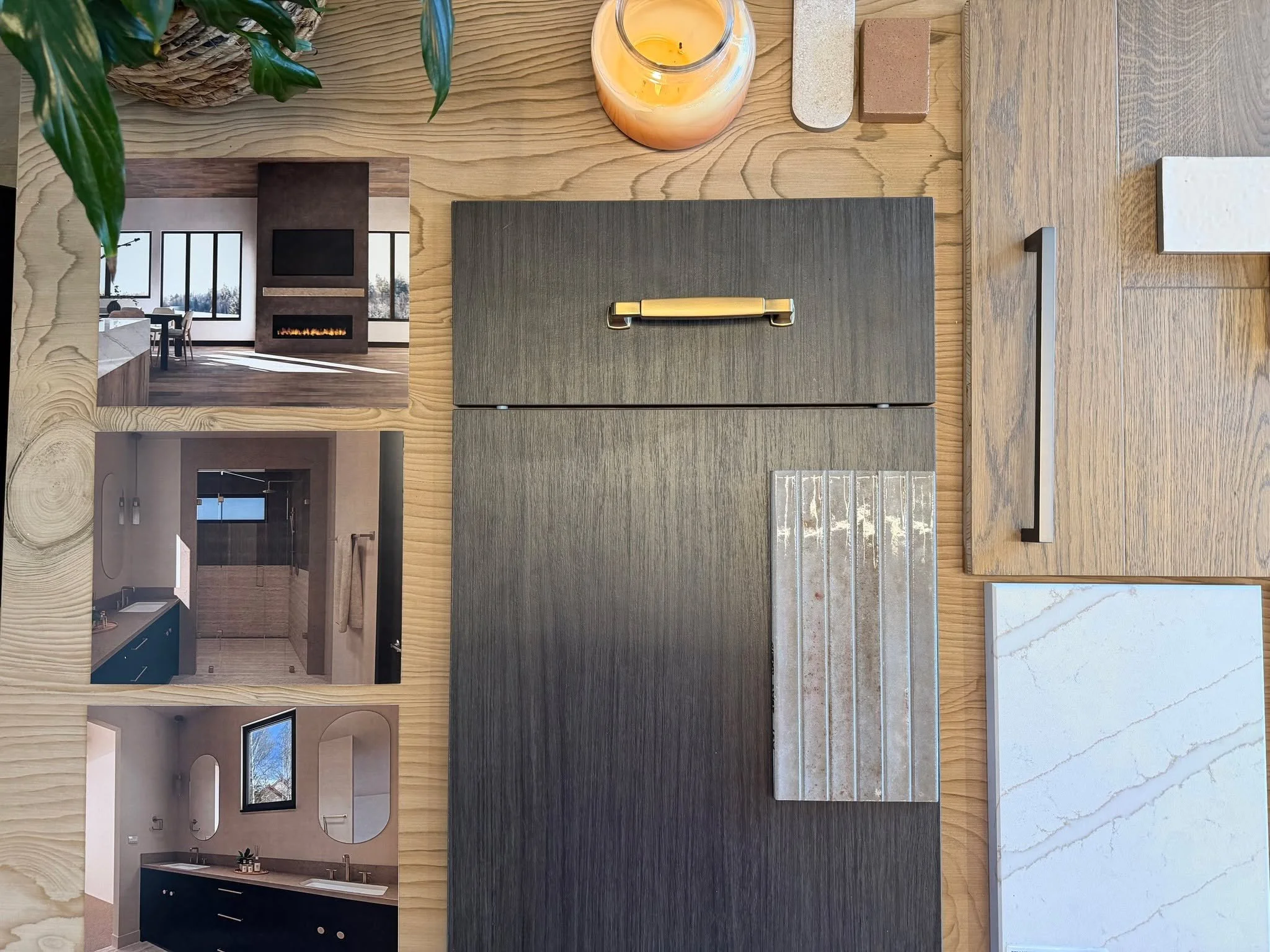 One of our favorite parts of the design process: spreading out the materials and renderings to see the room come together.

Samples + renderings = confident decisions.

#layflatfriday #interiordesign #summitcountycolorado