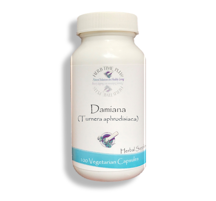 Damiana Leaf Capsules - 100 Vegan