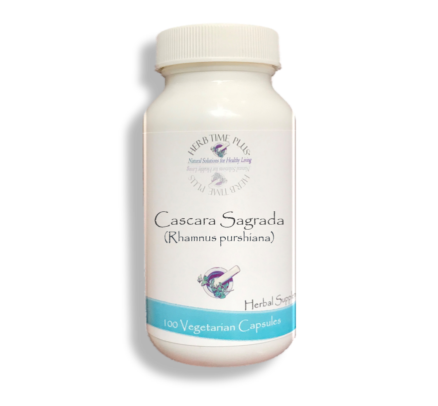 Cascara Sagrada Bark Capsules - 100 Vegan