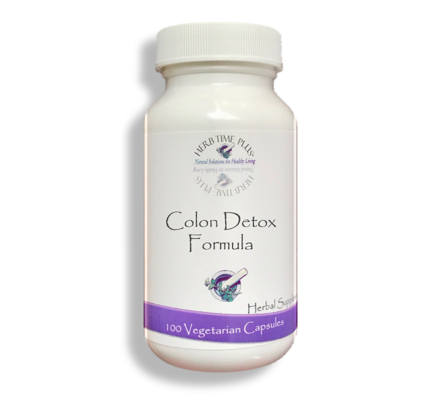 Colon Detox Formula Capsules - 100 Vegan