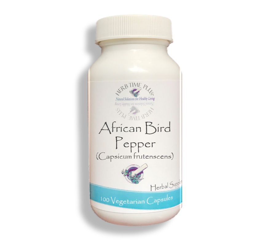 African Bird Pepper Capsules - 100 Vegan