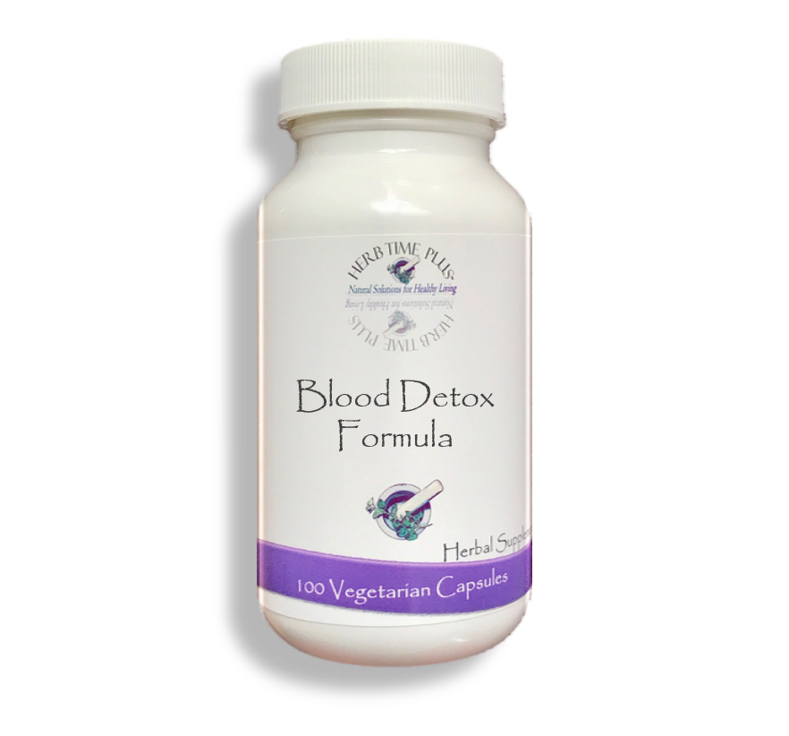 Blood Detox Formula Capsules - 100 Vegan