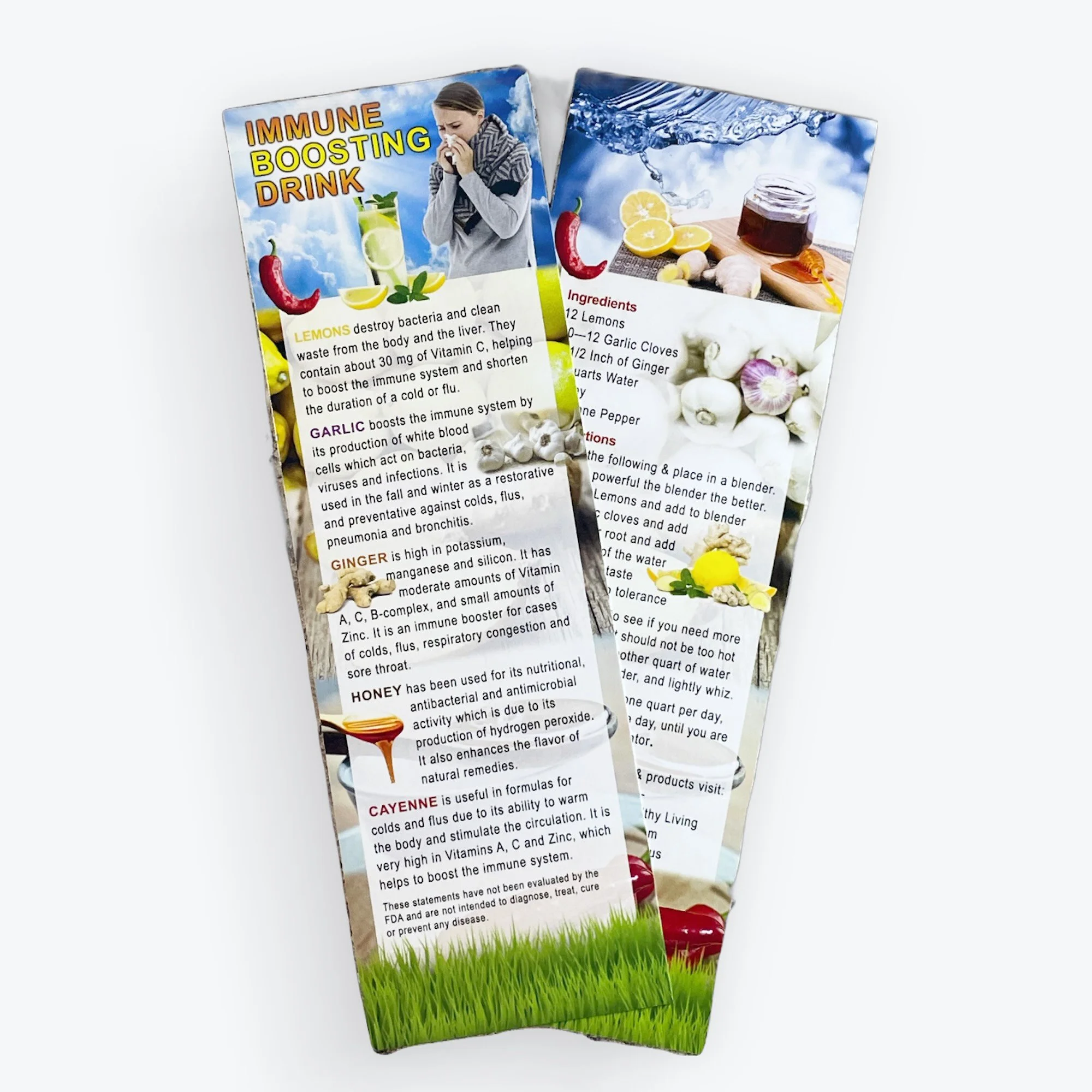 Immune Boosting Bookmark Set