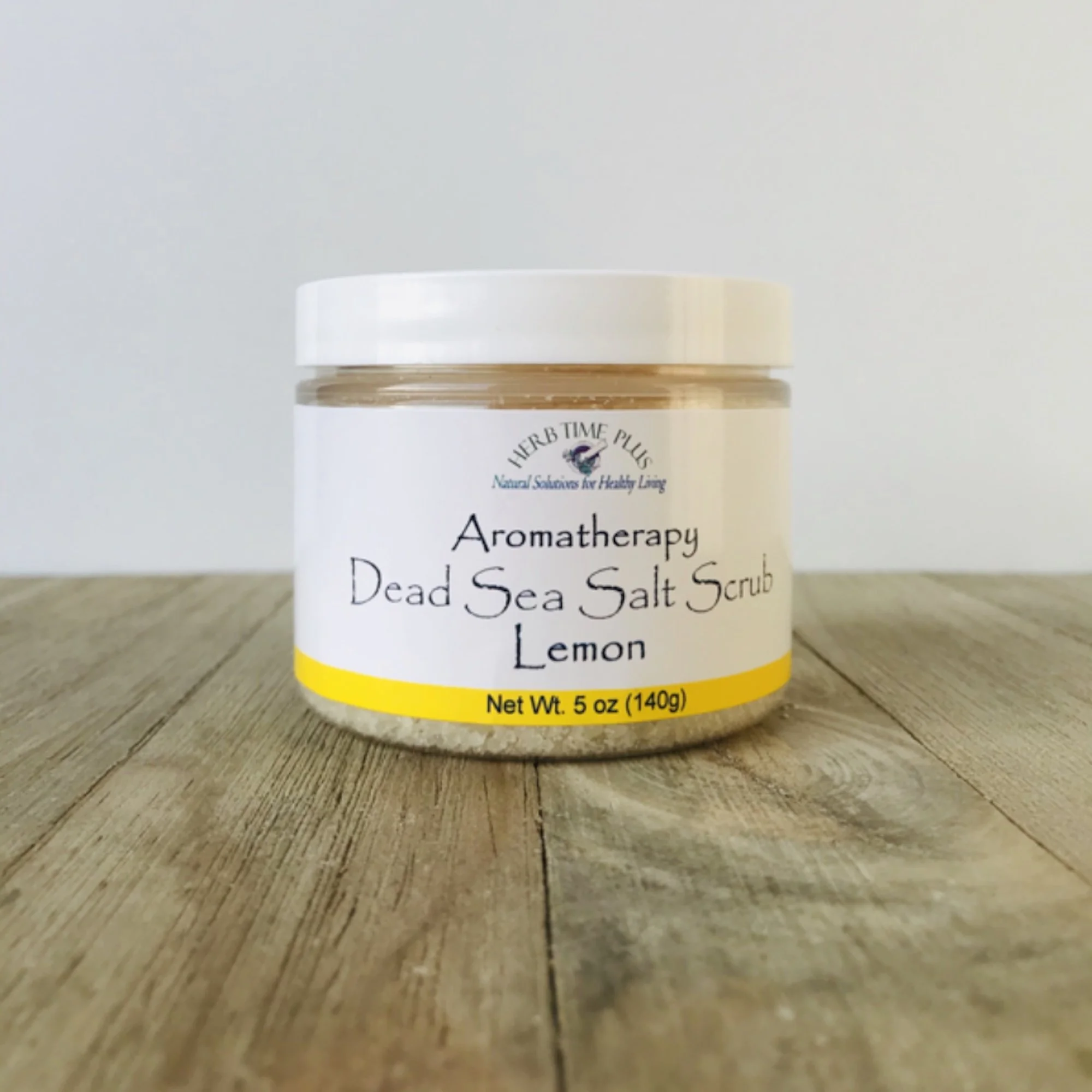 dead-sea-salt-scrub-jar.jpg: aromatherapy Dead Sea salt scrub in clear jar