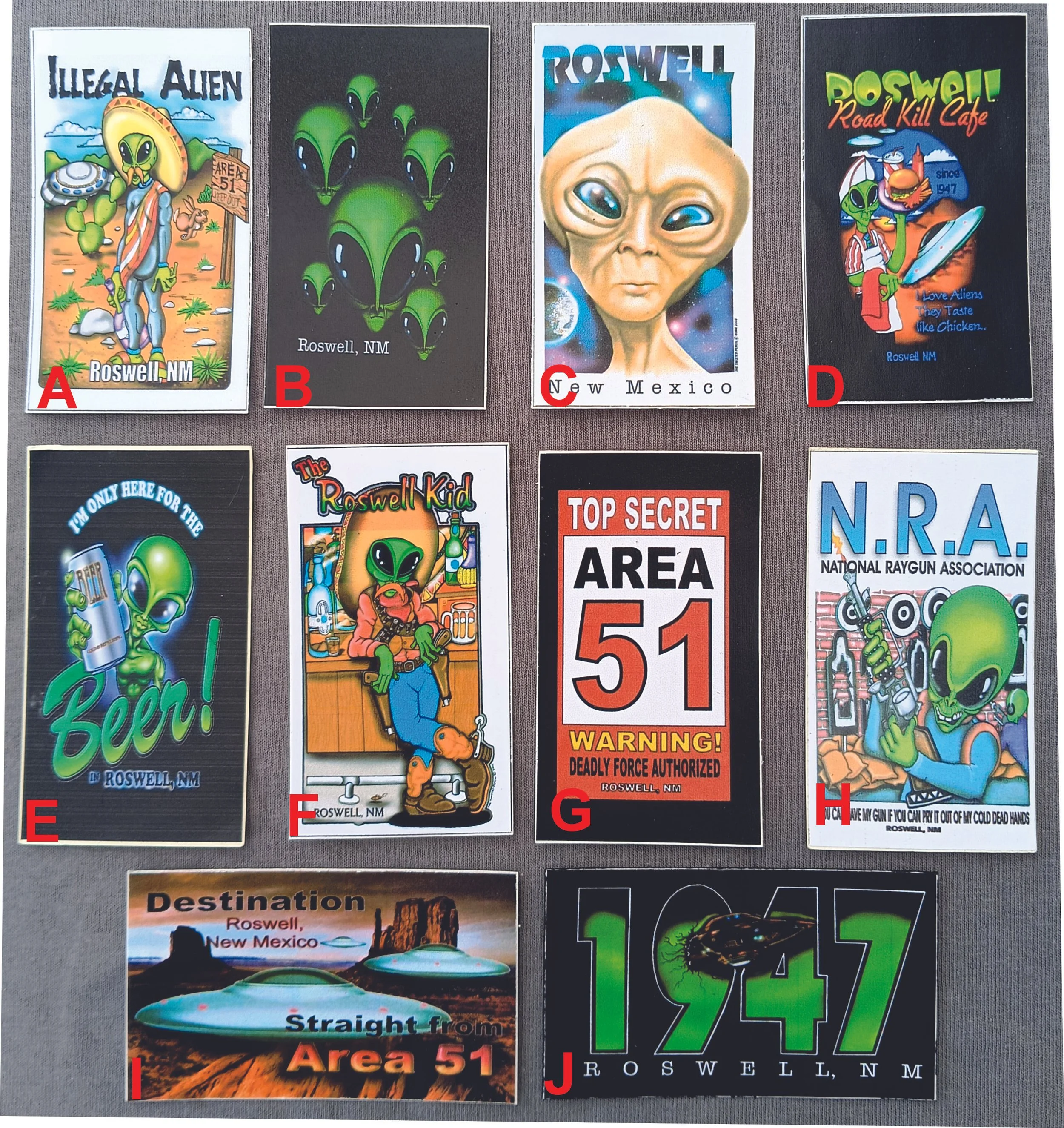 Alien Stickers