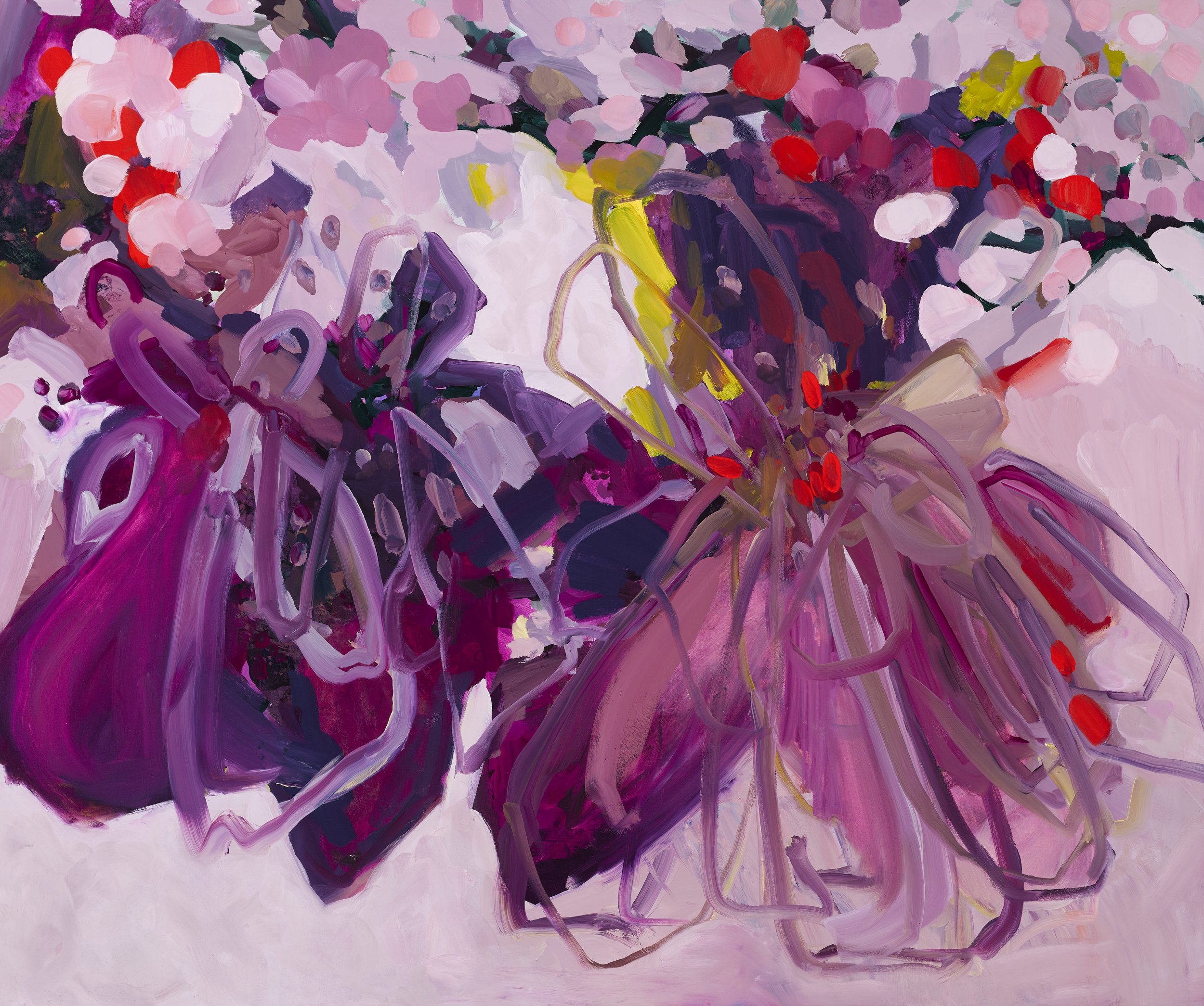 'Head over Heels' Oil on Canvas 100cm x 120cm 2025 Acquired by the Office of Public Works for the Irish State Collection