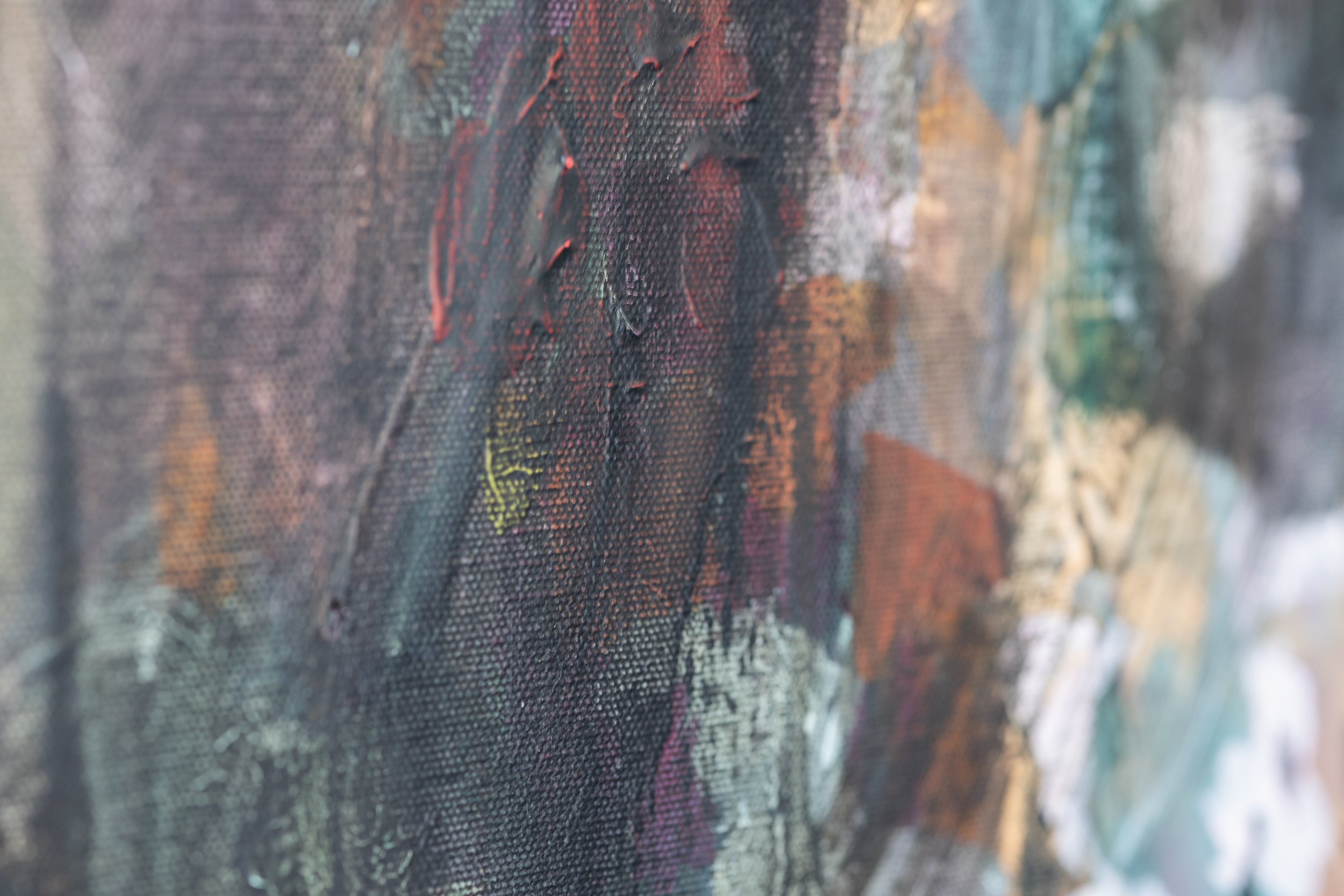 'Half Life t½ '  Acrylic and Oil on Canvas  1.8M x 3.4M Diptych 2026