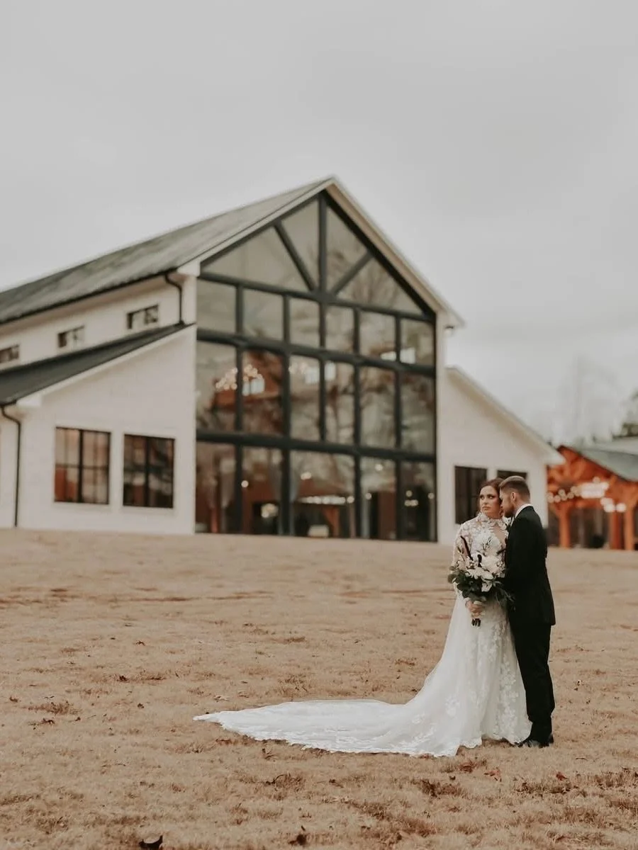 December 21, 2025 🤍 Congratulations Jacob &amp; Lydia! 

Venue: @TheWoodsatHurstMill
Planning, Design, Coordination: @EventsbyKristyElizabeth
Catering: @YourGreatEvents
Florals: @Allen&rsquo;sTheChristmasHouseFlowers,Gifts,&amp;Weddings
DJ: @Motions