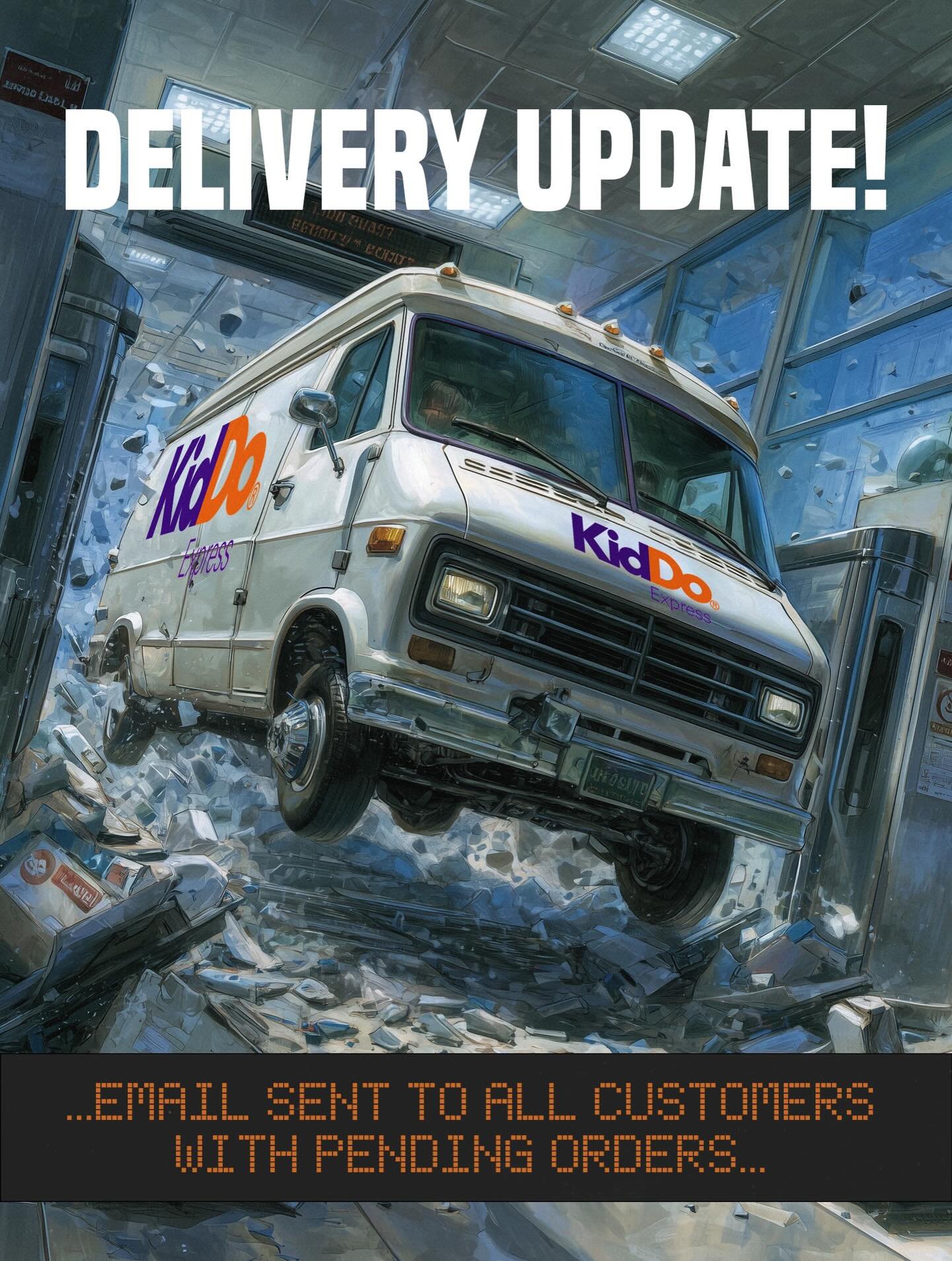 Finally some good news about your orders. Anyone with a pending order, check your email for more details. Thanks for being so patient. We love you all. Team KiDDO&trade;Ⓚ